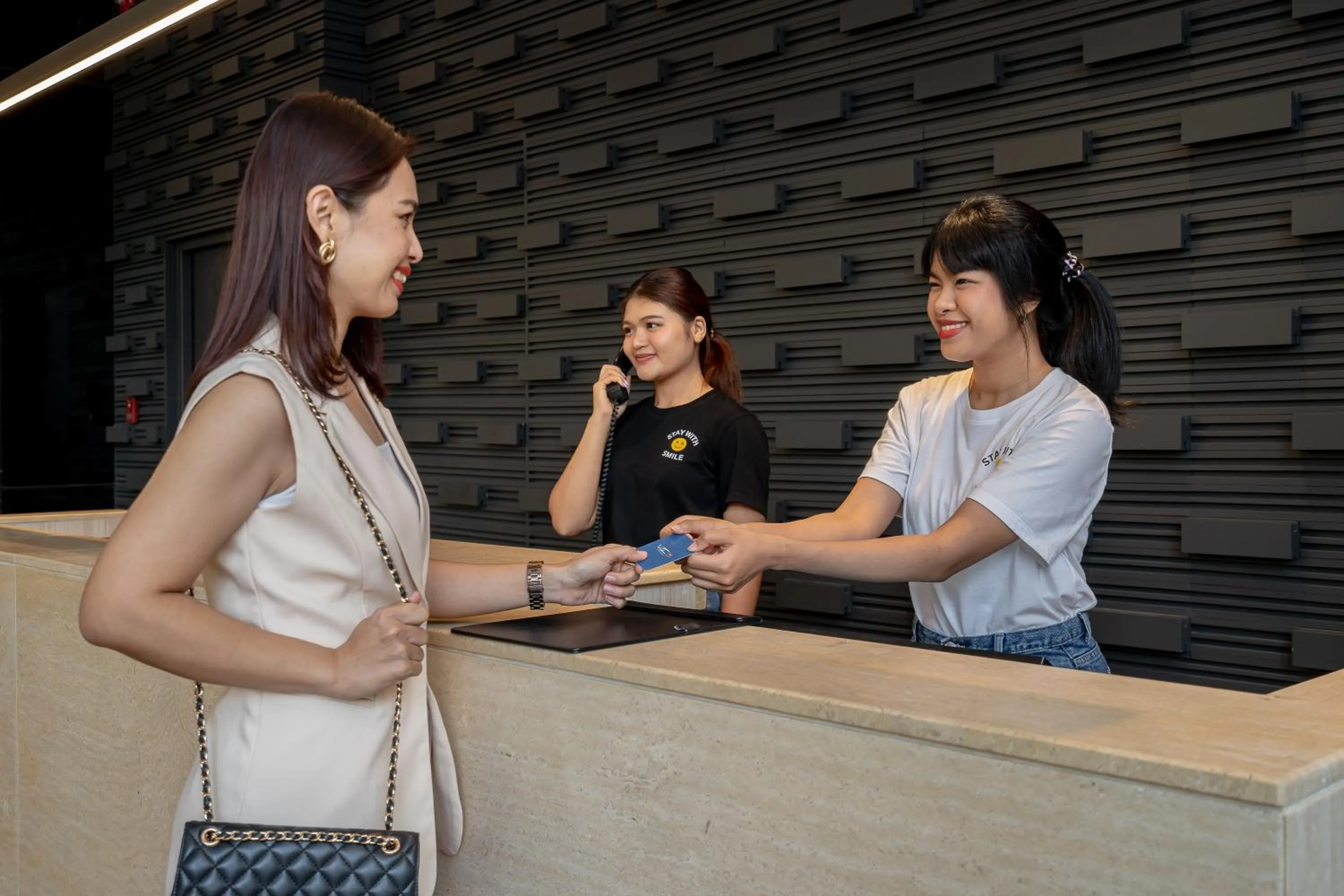 Lobby or reception in VIC 3 Bangkok Hotel