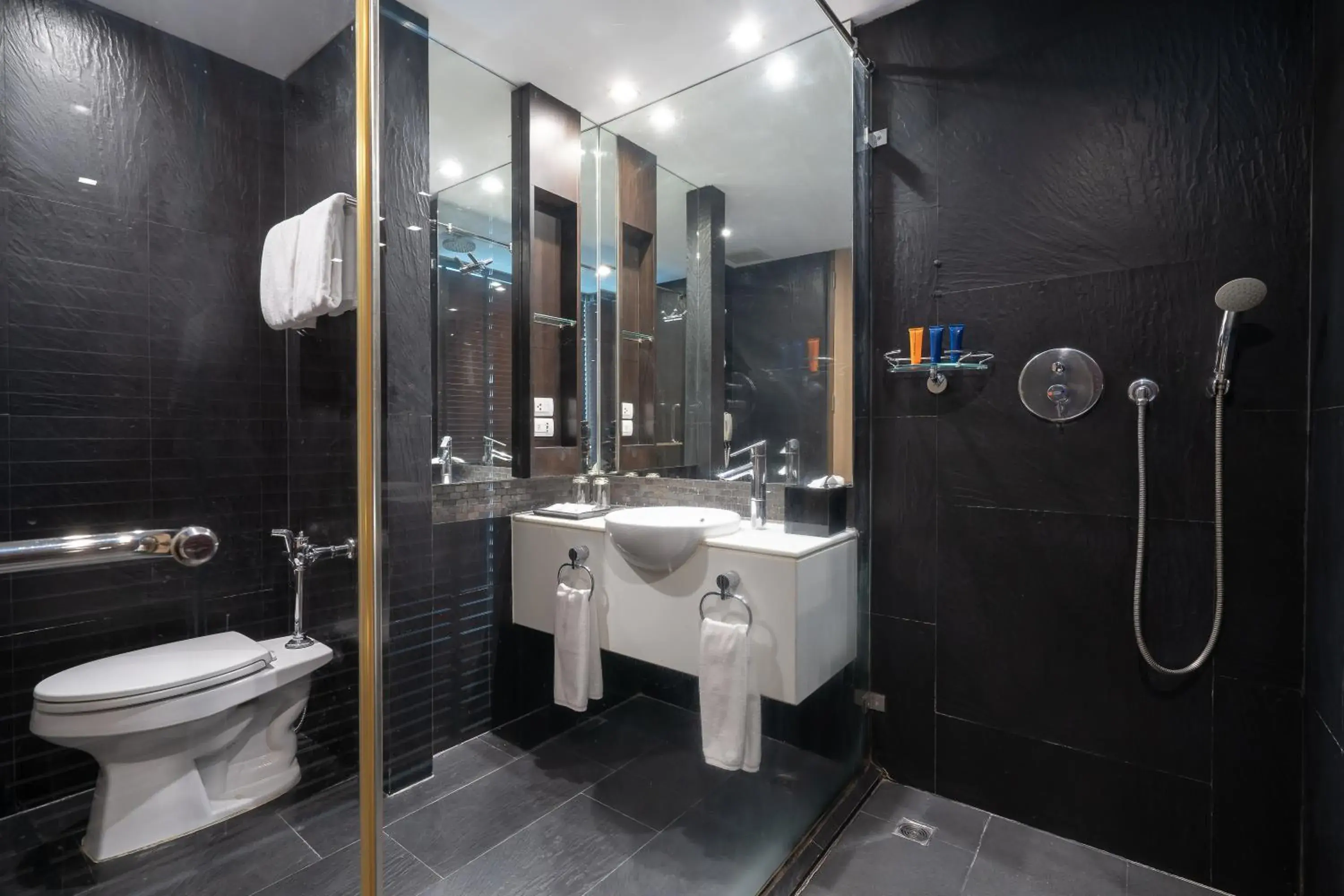 Bathroom in VIC 3 Bangkok Hotel Bathroom in VIC 3 Bangkok Hotel