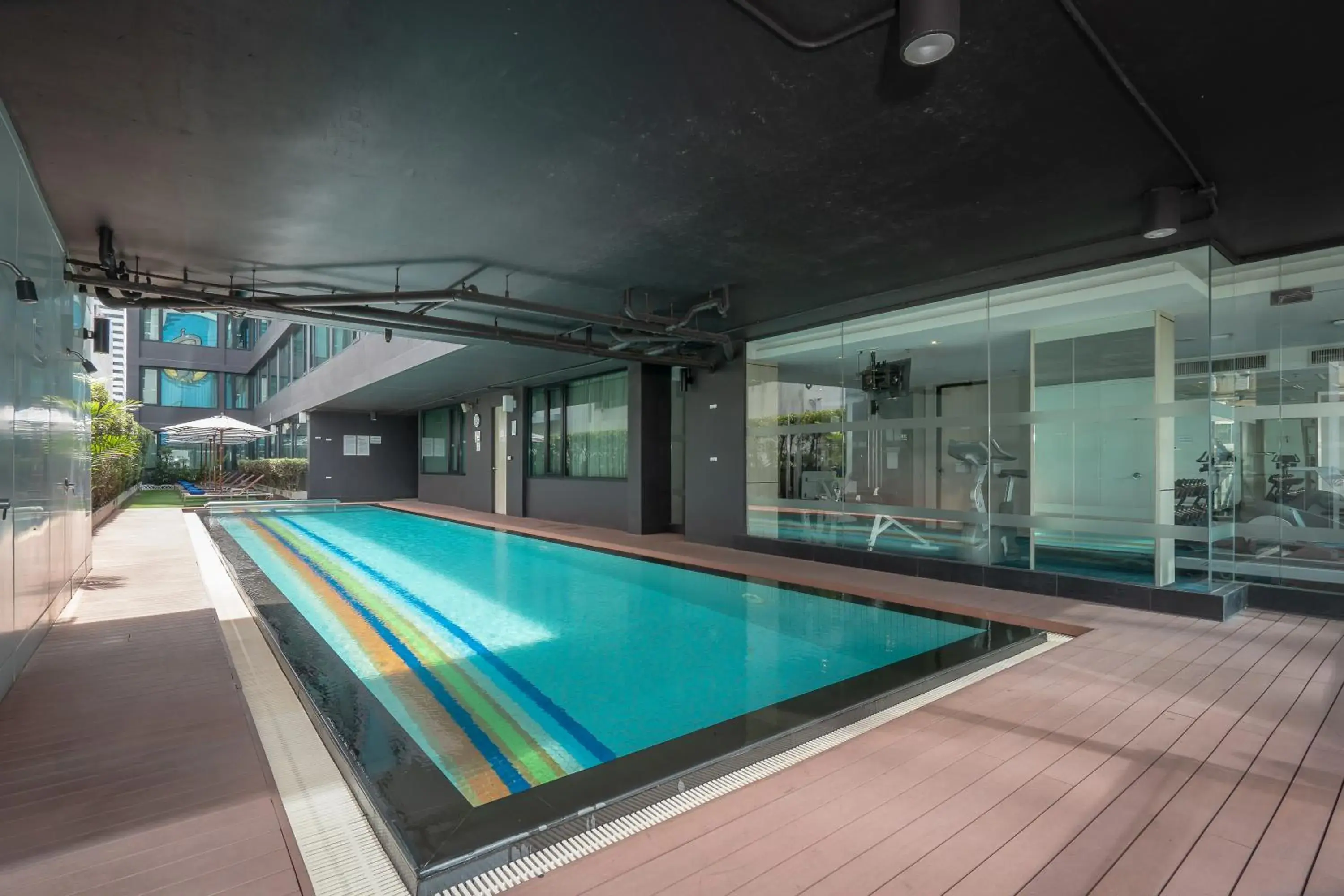 Pool view in VIC 3 Bangkok Hotel Pool view in VIC 3 Bangkok Hotel