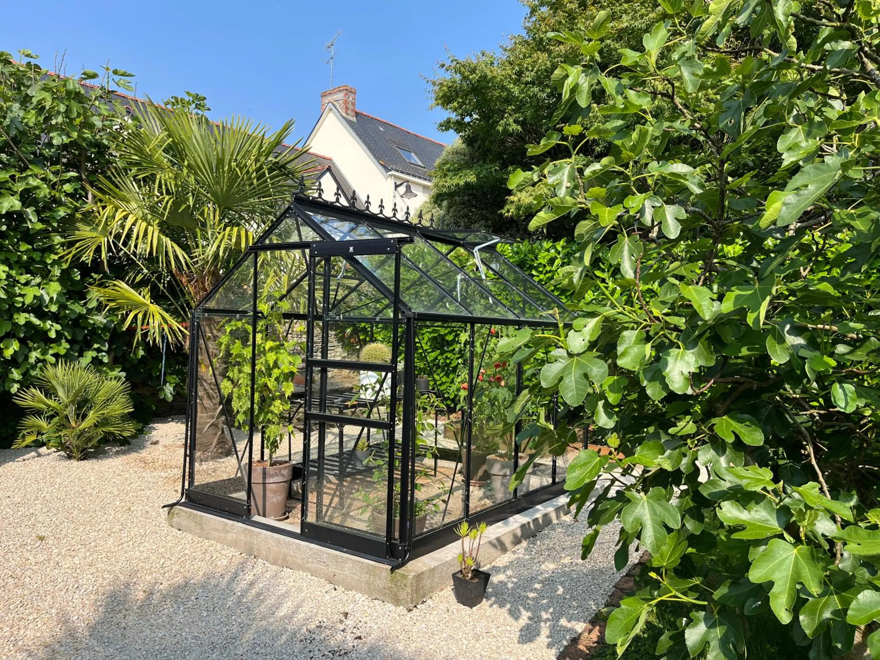 Garden view in La Maison