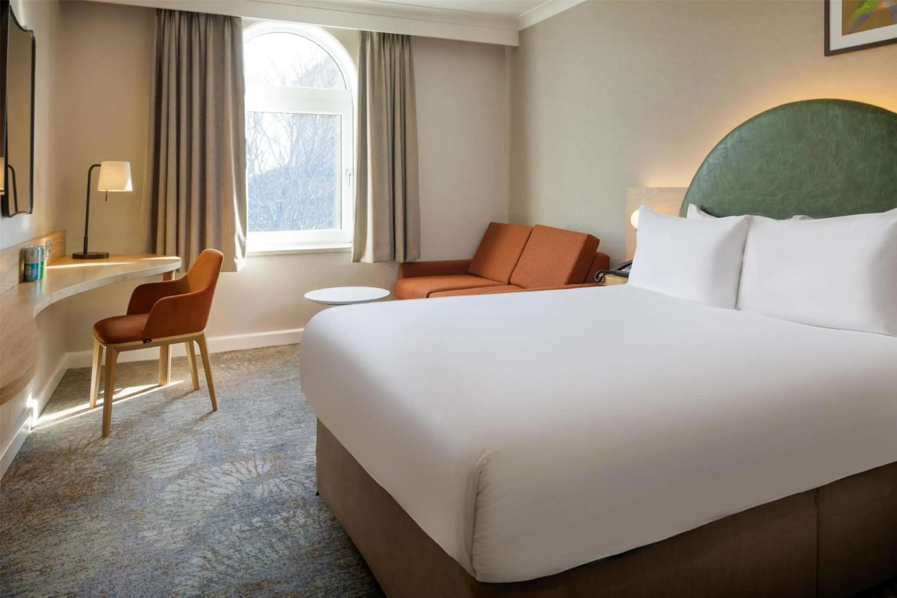 Living room, Bed in Hilton York Living room, Bed in Hilton York