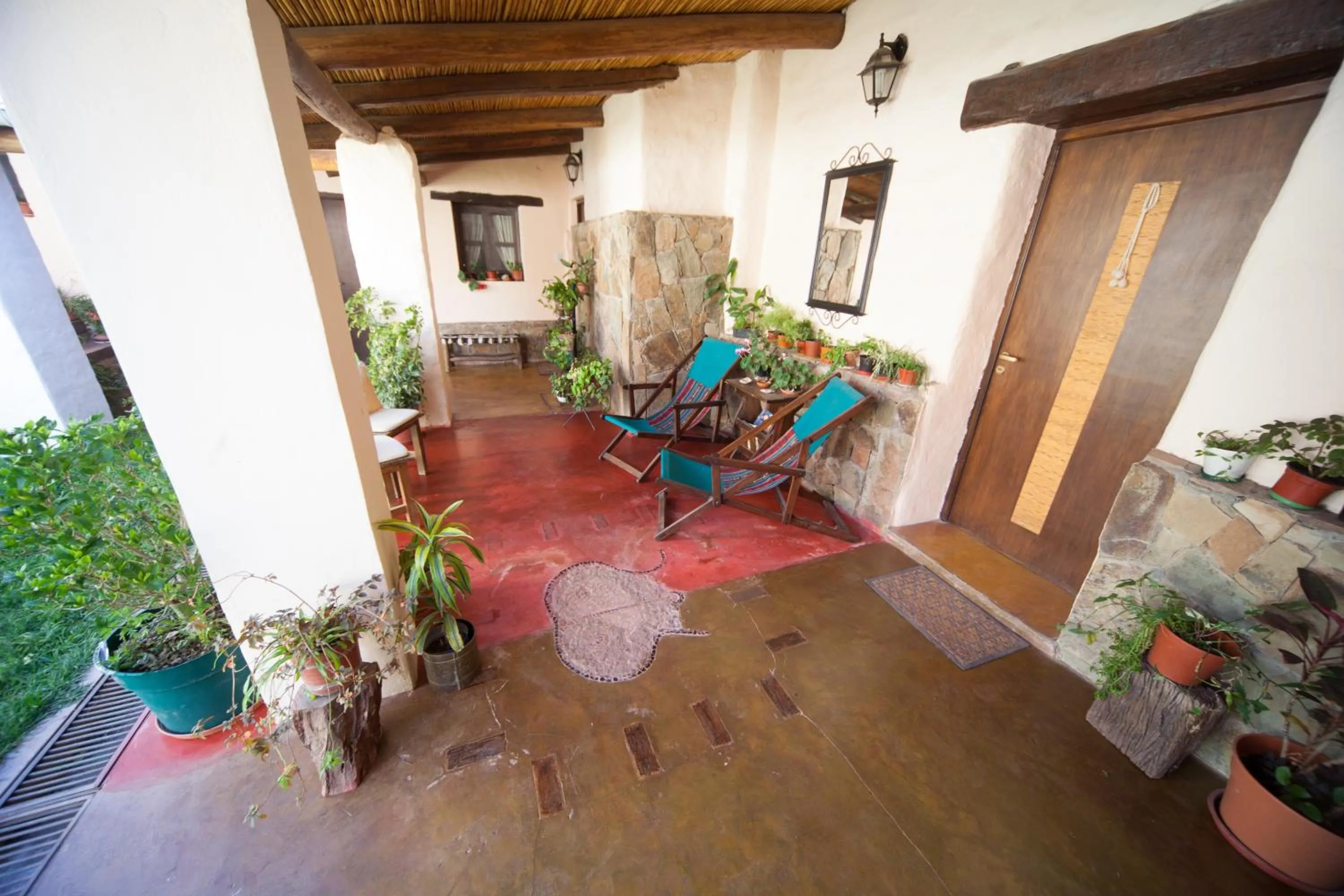 Garden in Hotel Norte Rupestre