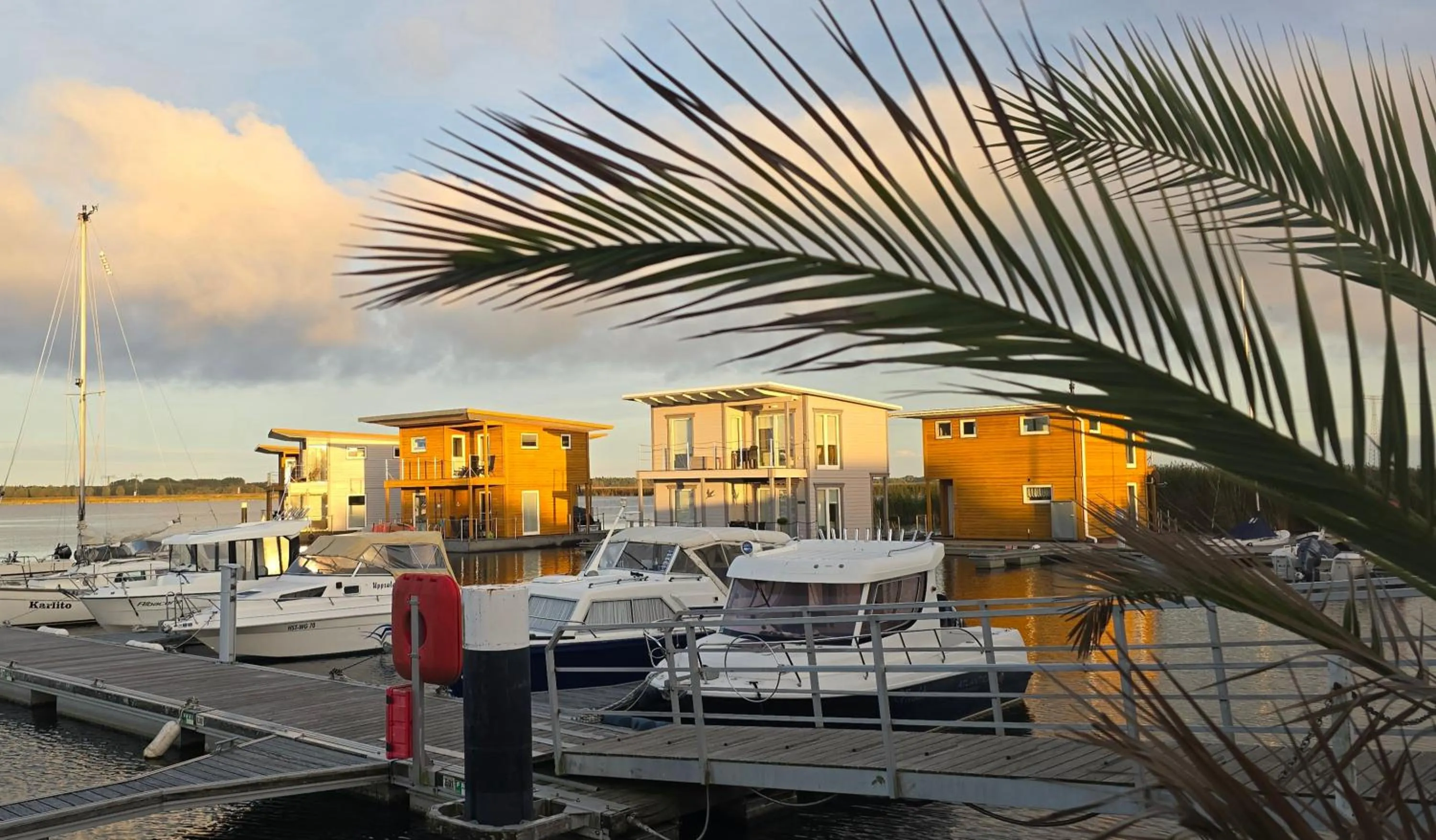 Schwimmende Häuser im BALTIC SEA RESORT