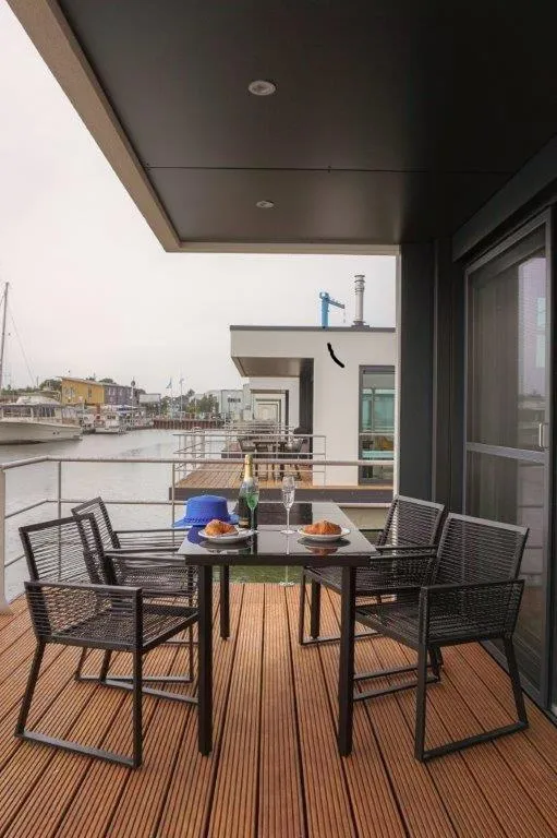 Balcony/Terrace in Schwimmende Häuser im BALTIC SEA RESORT