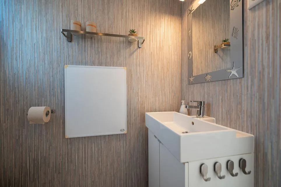 Bathroom in Schwimmende Häuser im BALTIC SEA RESORT