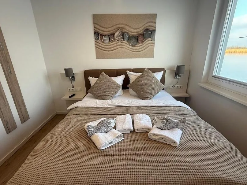 Bedroom, Bed in Schwimmende Häuser im BALTIC SEA RESORT