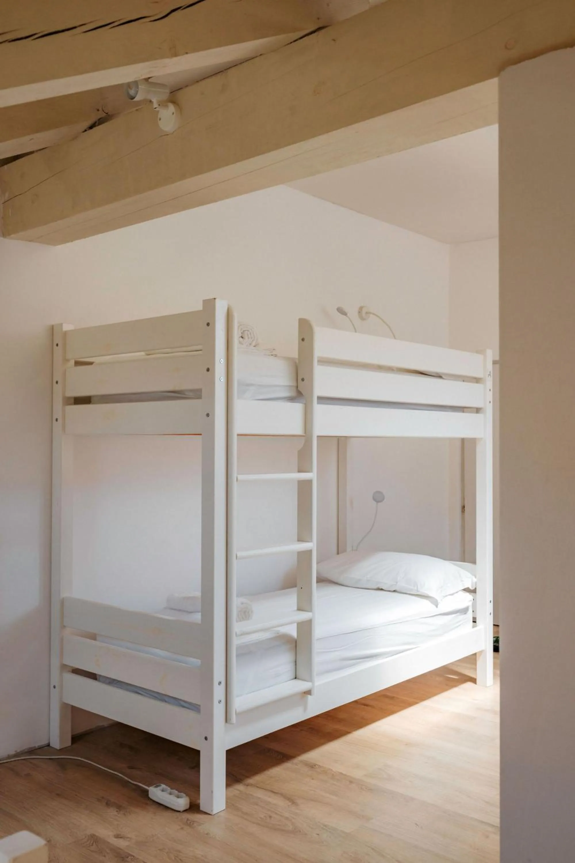 Bed in Tomato Urban Retreat