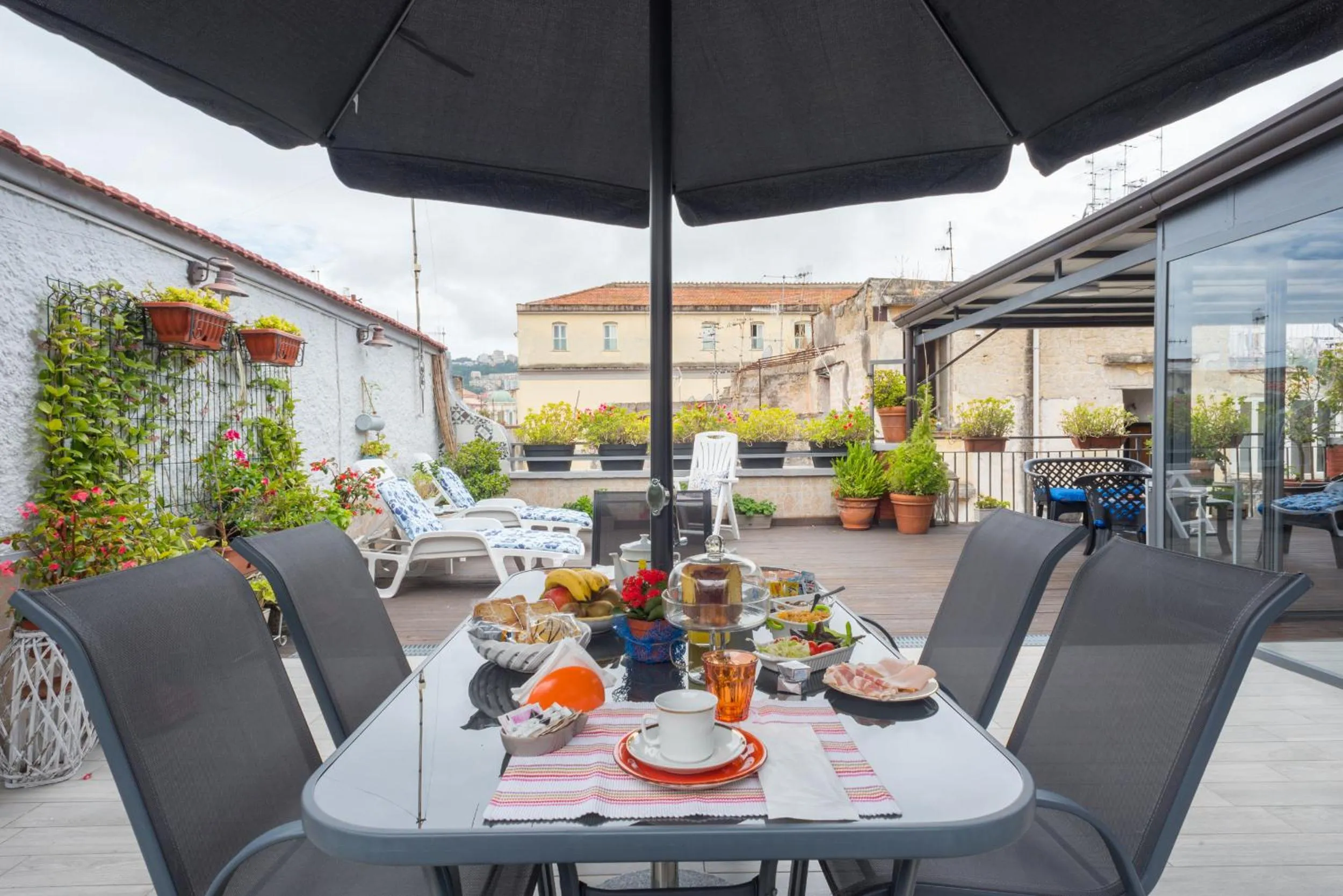 Balcony/Terrace in La Terrazza ai Miracoli