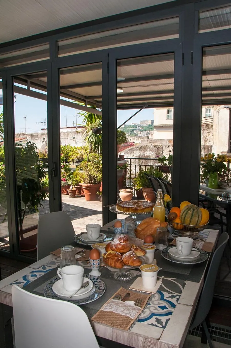 Breakfast in La Terrazza ai Miracoli