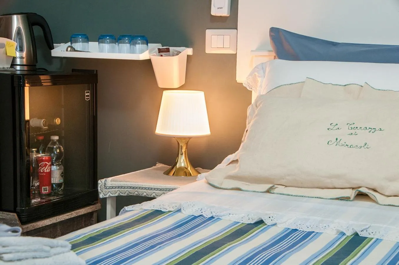 Photo of the whole room, Bed in La Terrazza ai Miracoli