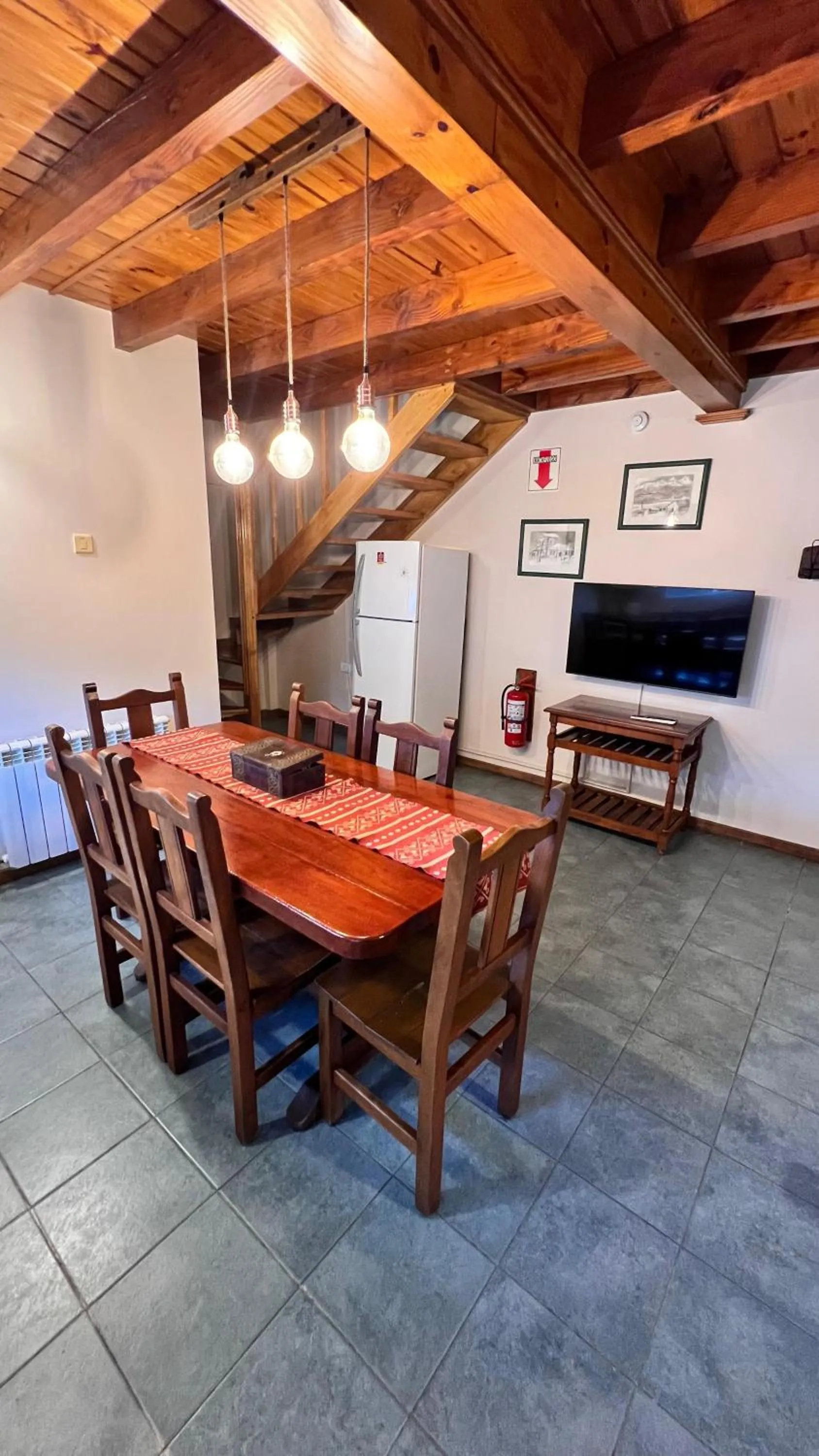 Dining area in La Posta Apart
