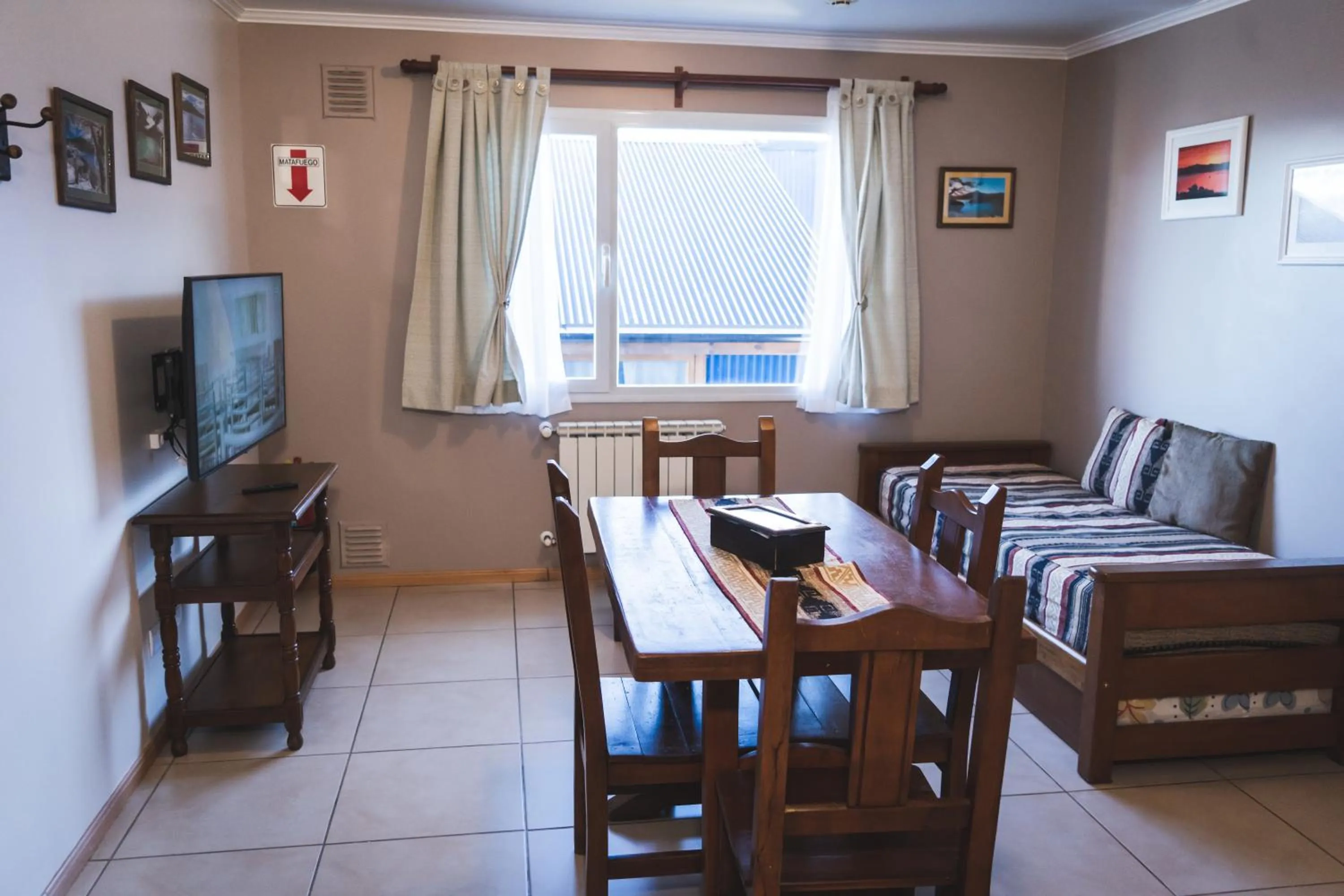 Living room in La Posta Apart