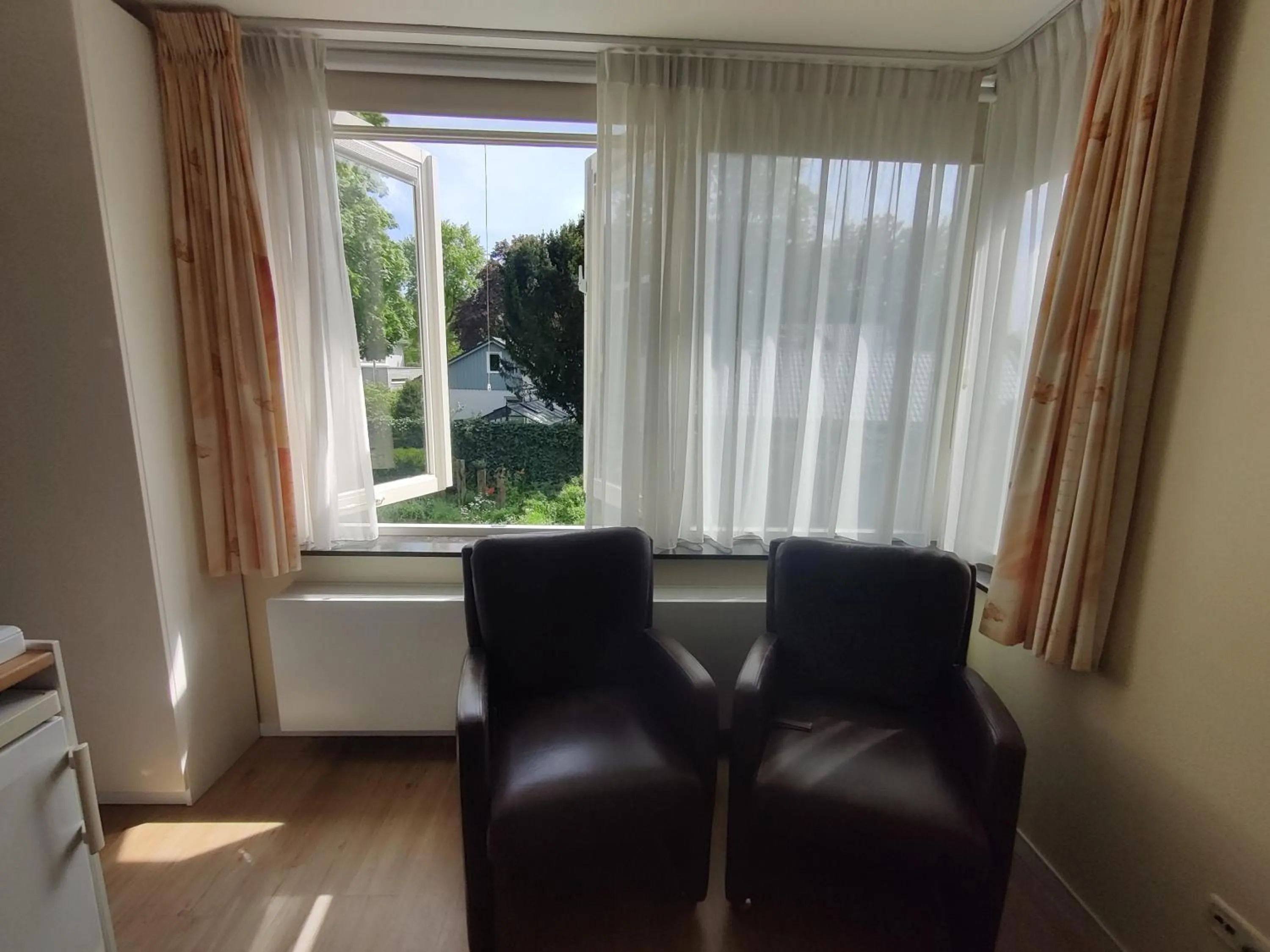 Seating area in B&B De Slaperije