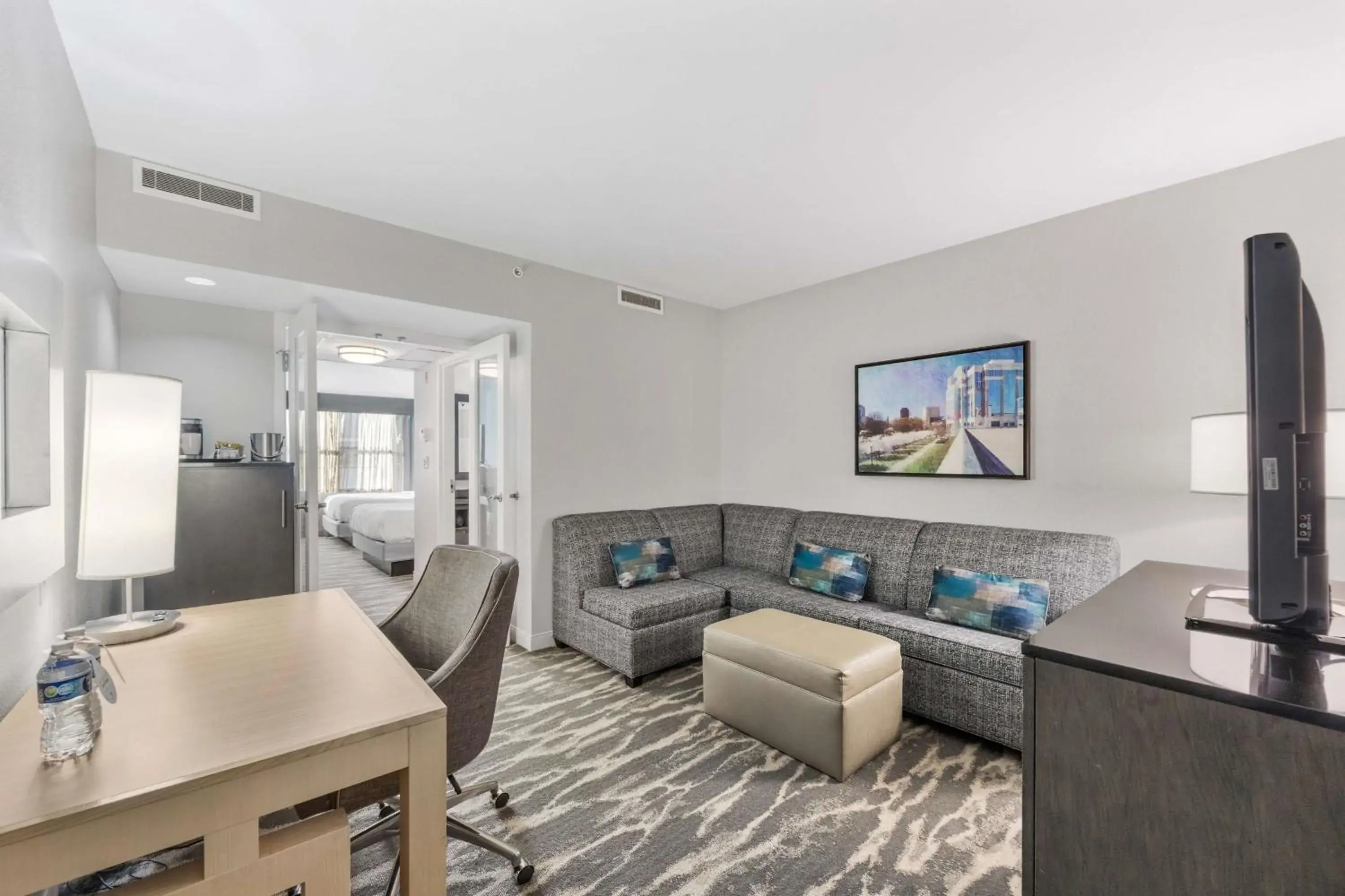 Two-Room Queen Suite with Sofa Bed and Courtyard View - Non-Smoking in DoubleTree Suites by Hilton Hotel Huntsville South Two-Room Queen Suite with Sofa Bed and Courtyard View - Non-Smoking in DoubleTree Suites by Hilton Hotel Huntsville South