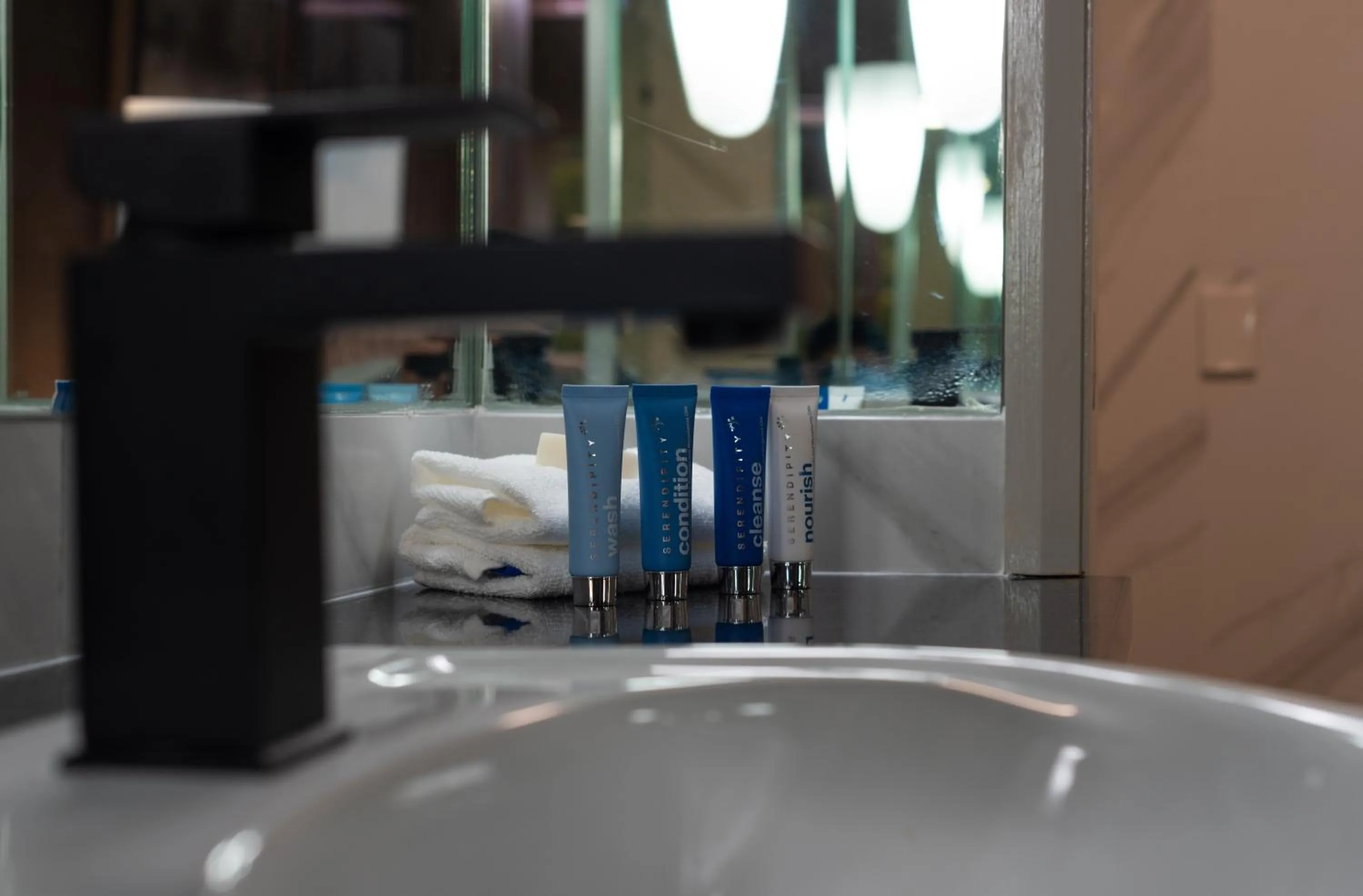 Bathroom in Pacific Bay Resort