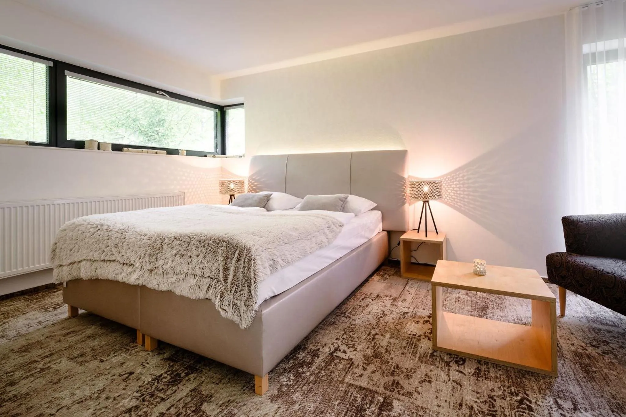 Bed in Hotel & Garden U Holubů