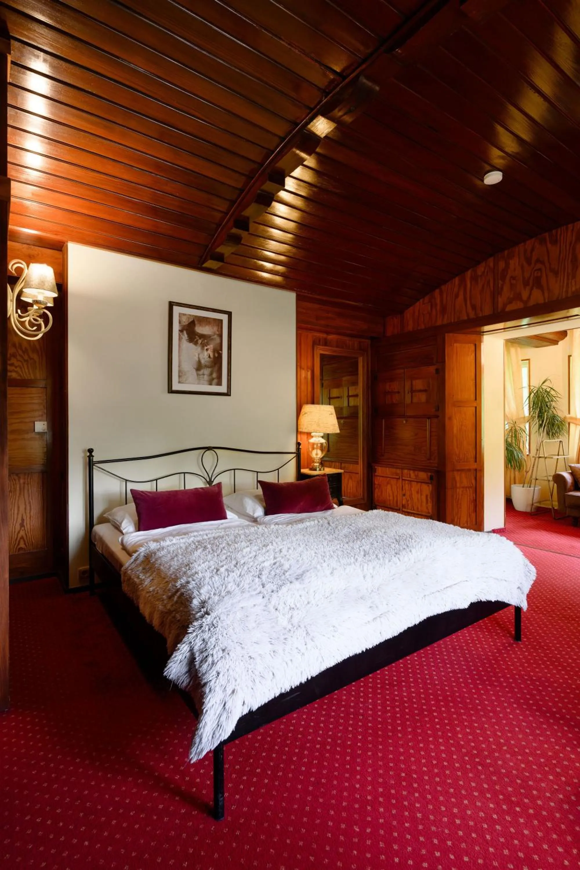 Bed in Hotel & Garden U Holubů