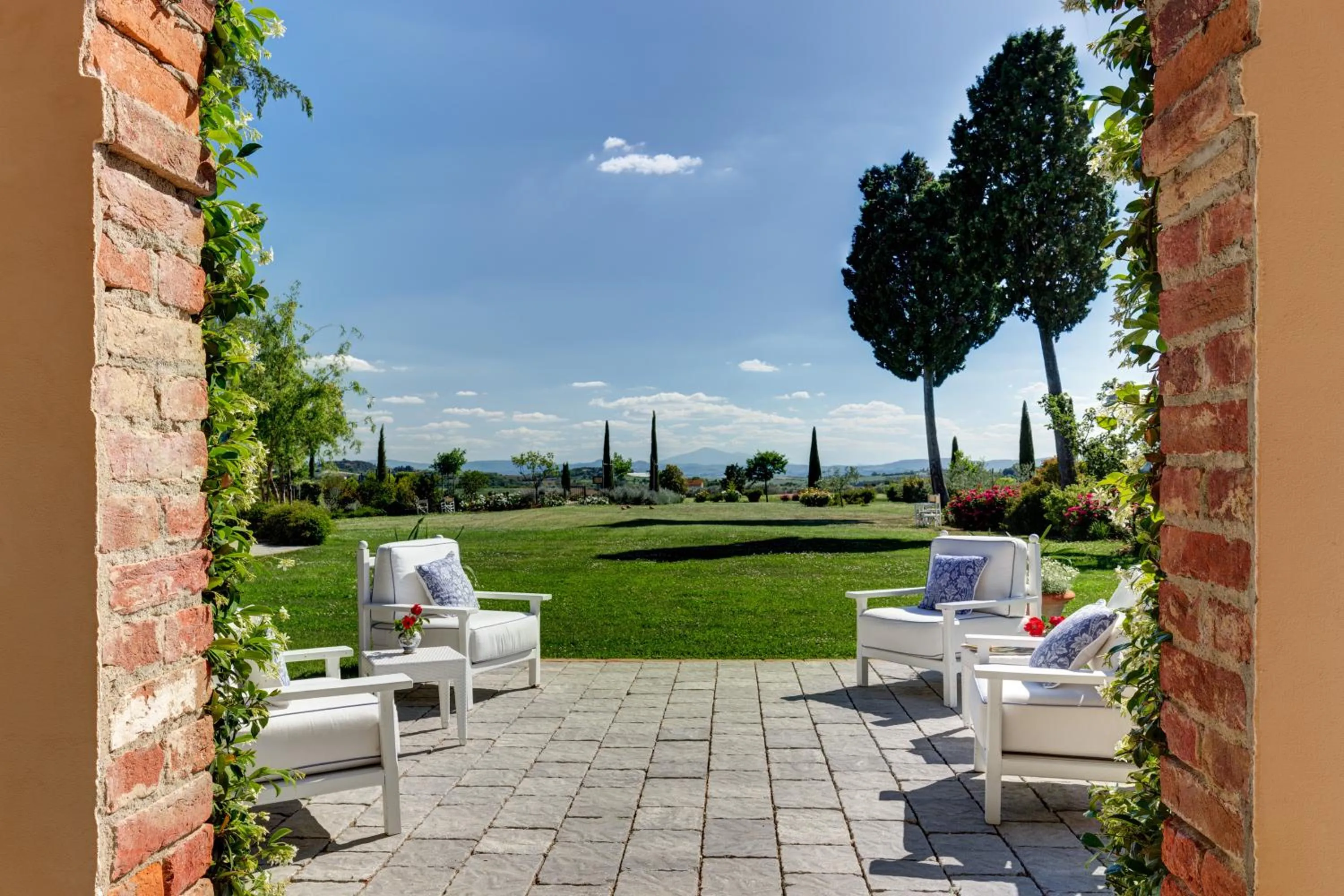 Garden view in Casa Bellavista B&B