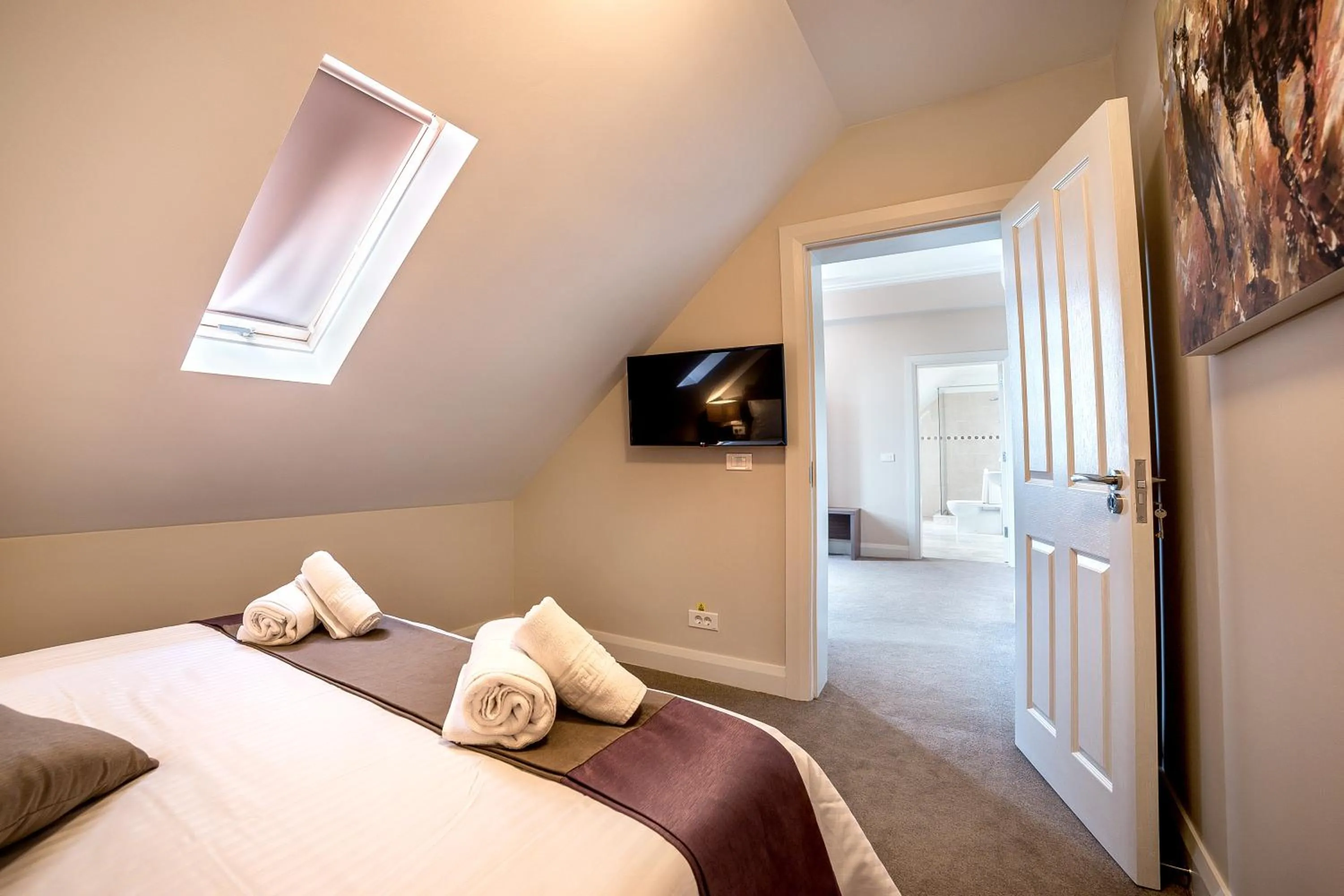 Bed in The Frontier Hotel