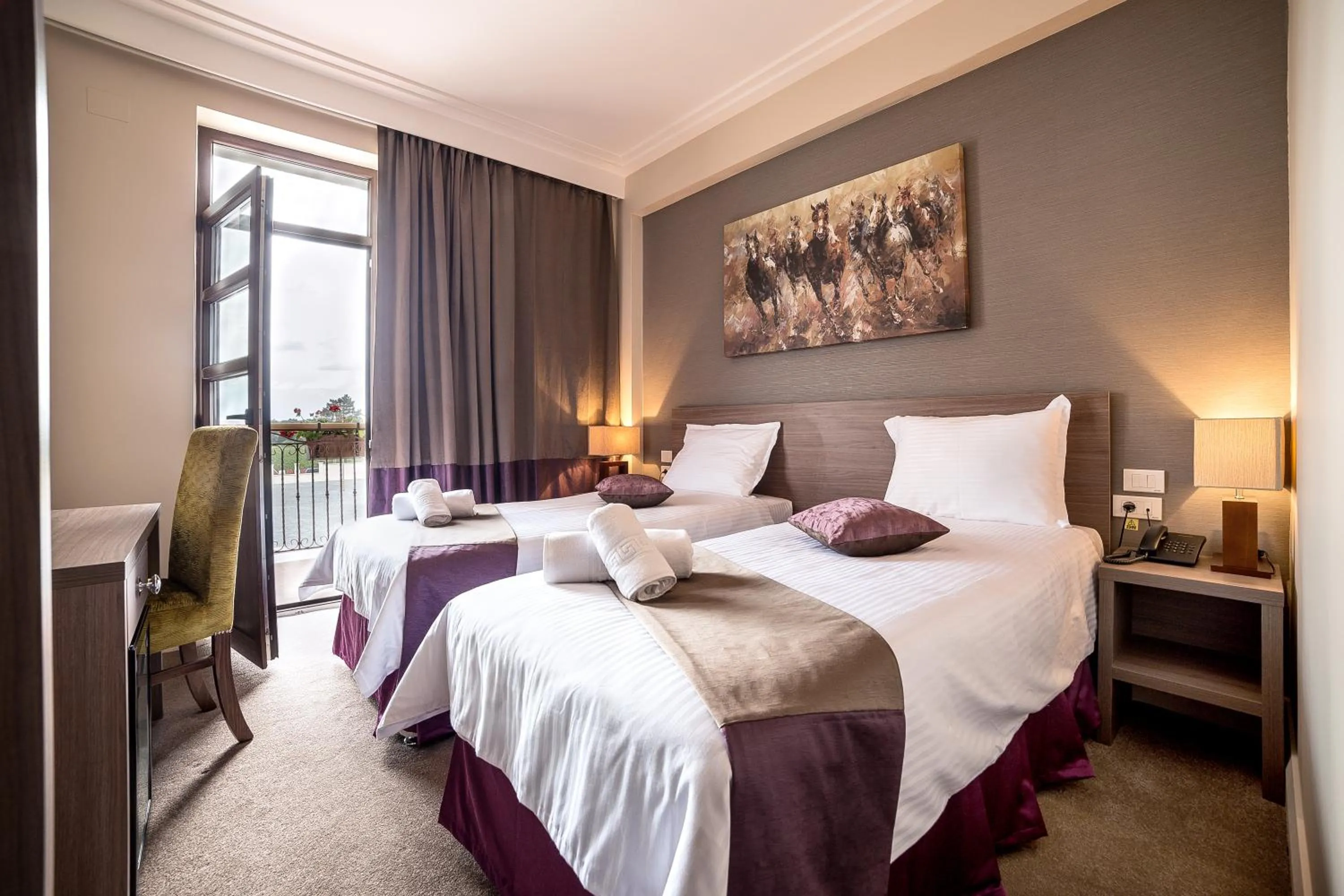 Bed in The Frontier Hotel