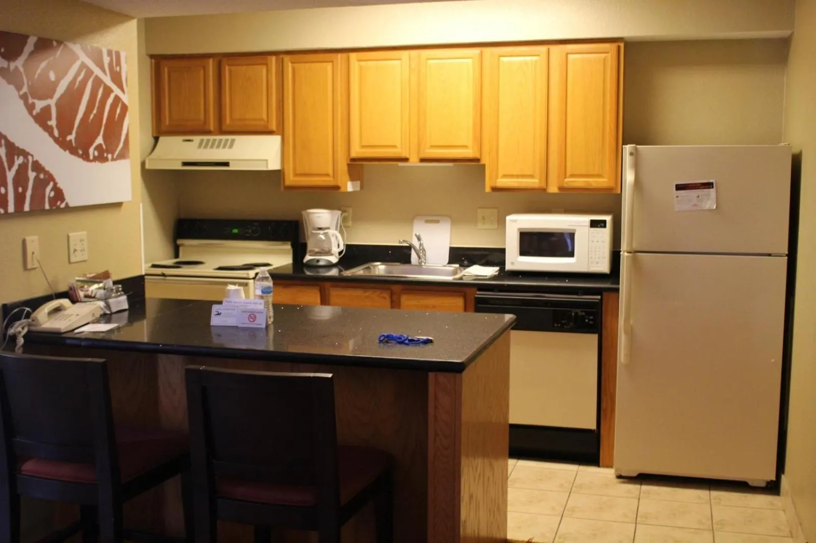 Kitchen or kitchenette in Hawthorn Extended Stay by Wyndham Wichita