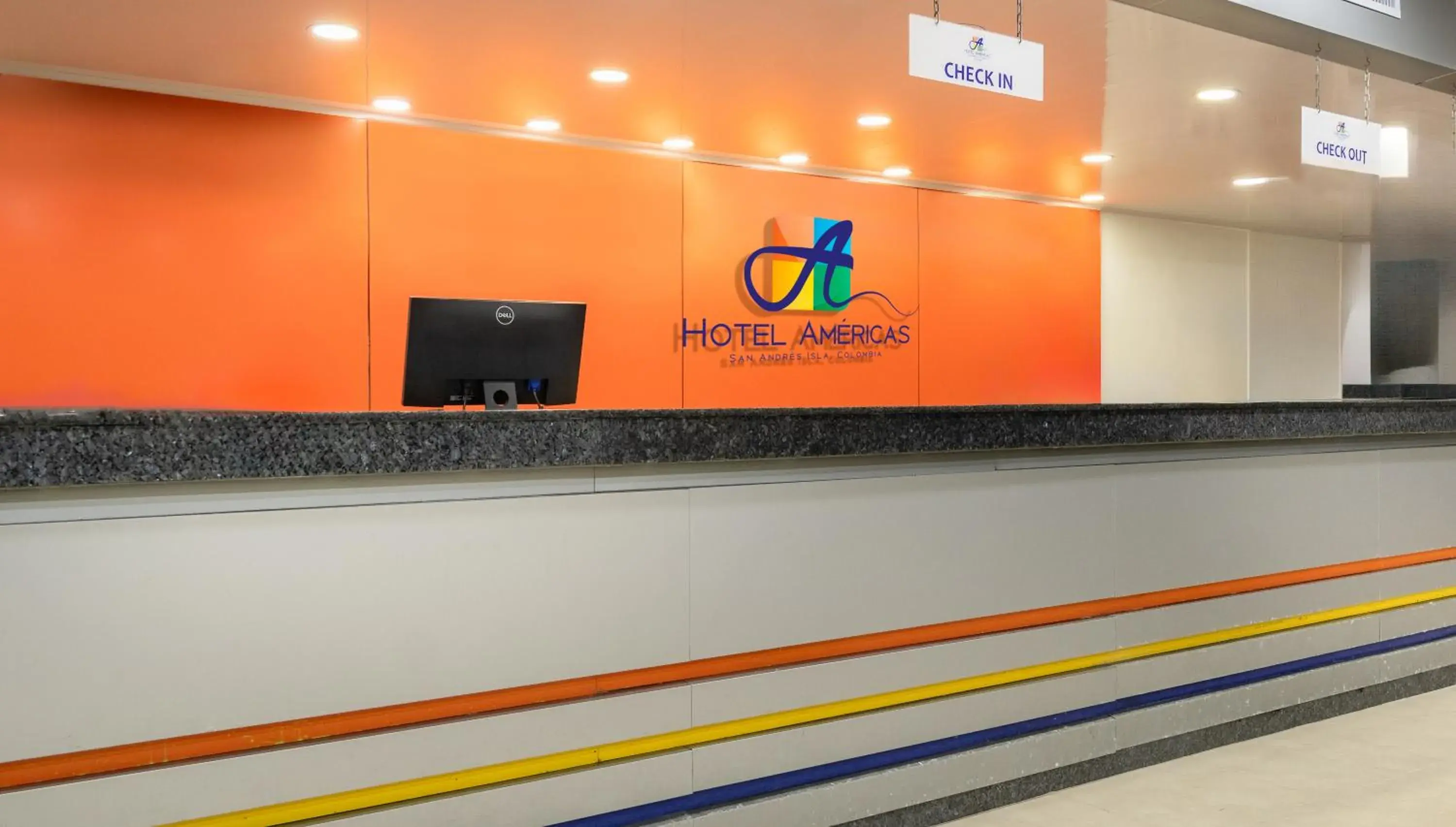 Lobby or reception in Hotel Americas San Andres Islas Colombia Lobby or reception in Hotel Americas San Andres Islas Colombia