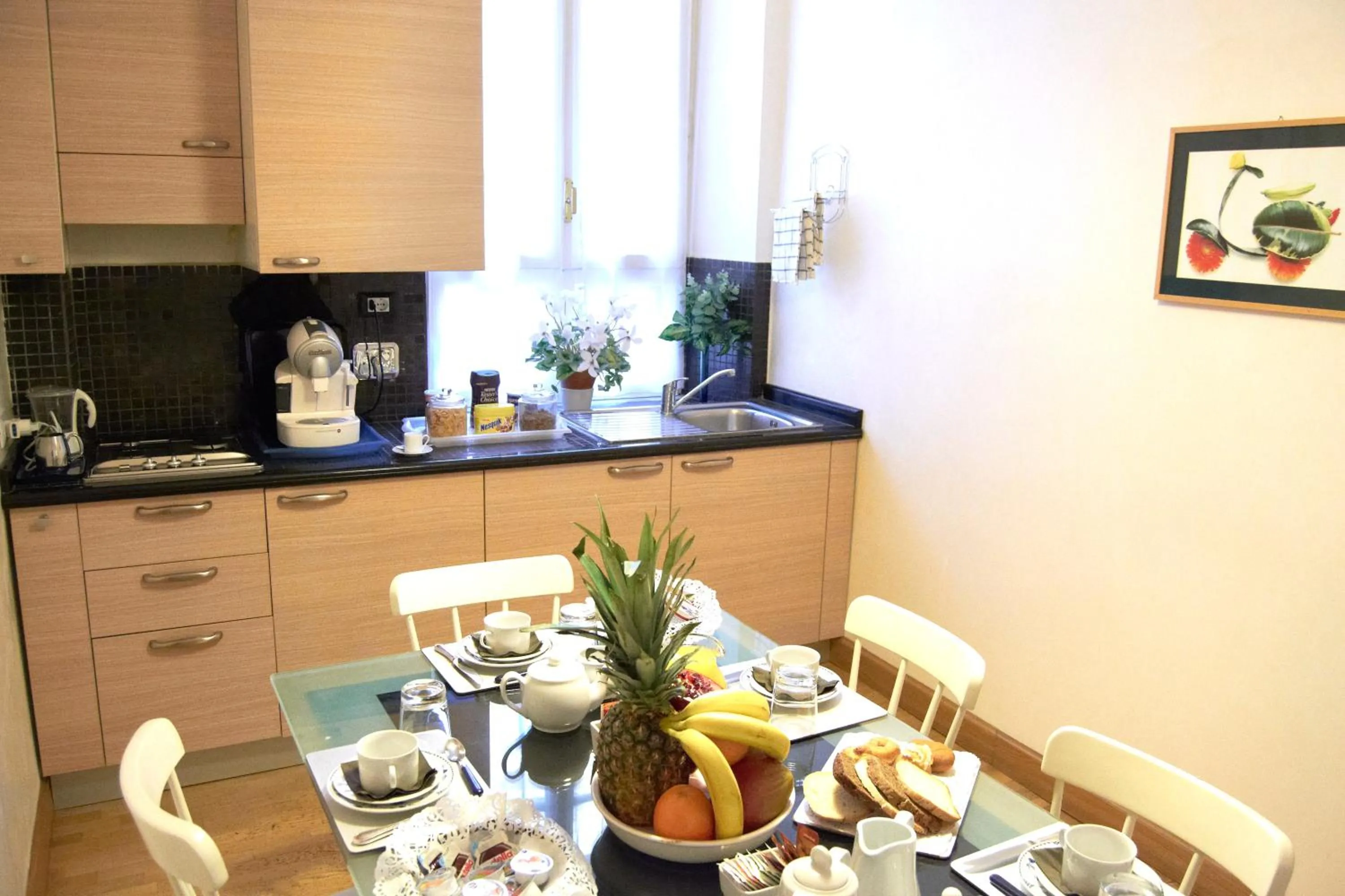 Communal kitchen in Domus Mazzini