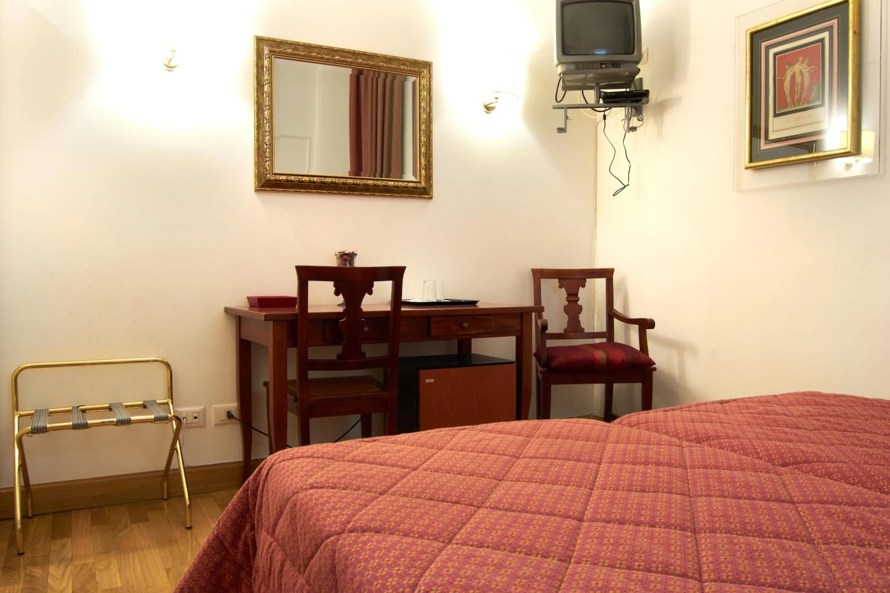 Seating area, Bed in Domus Mazzini