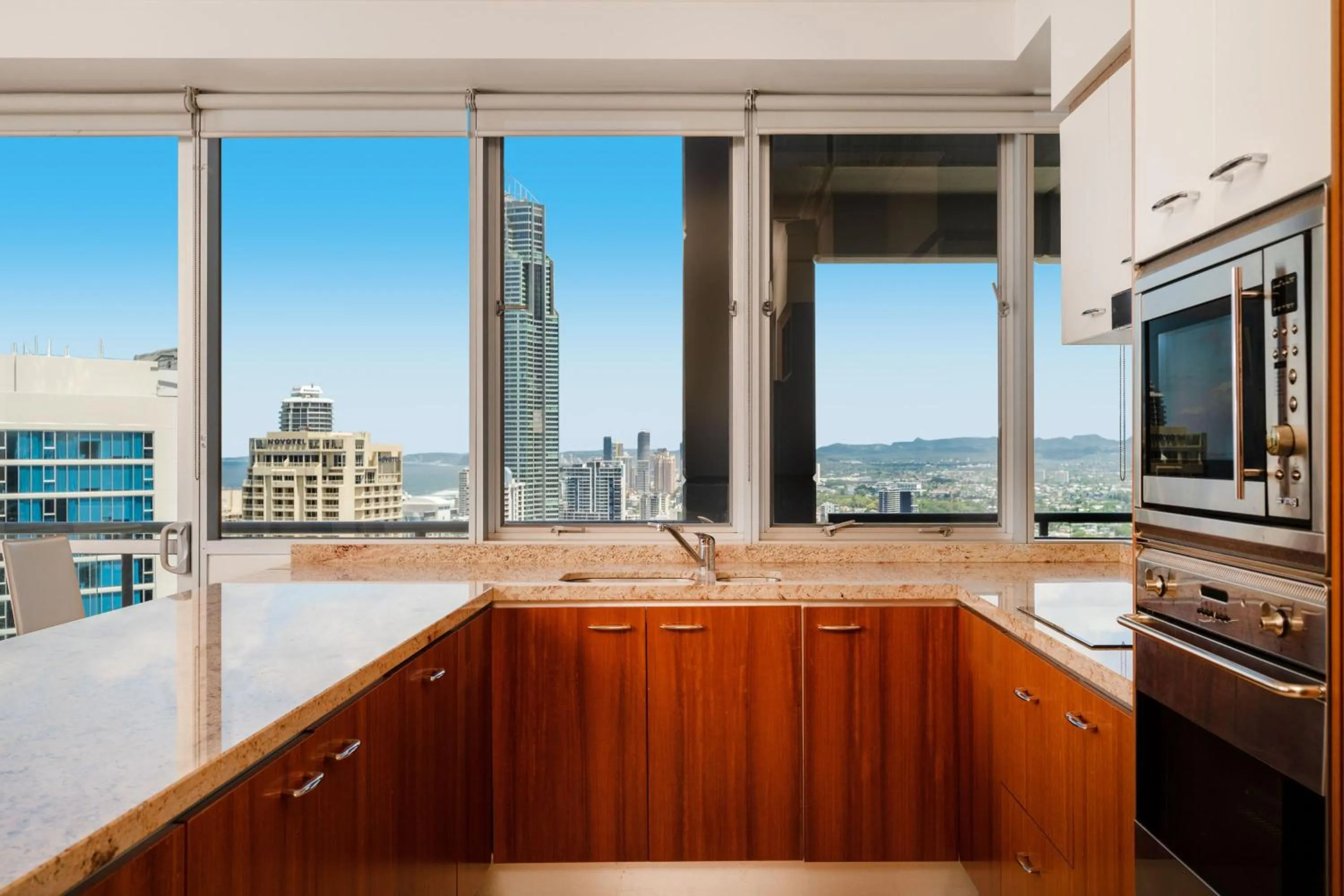 kitchen in Mantra Towers of Chevron