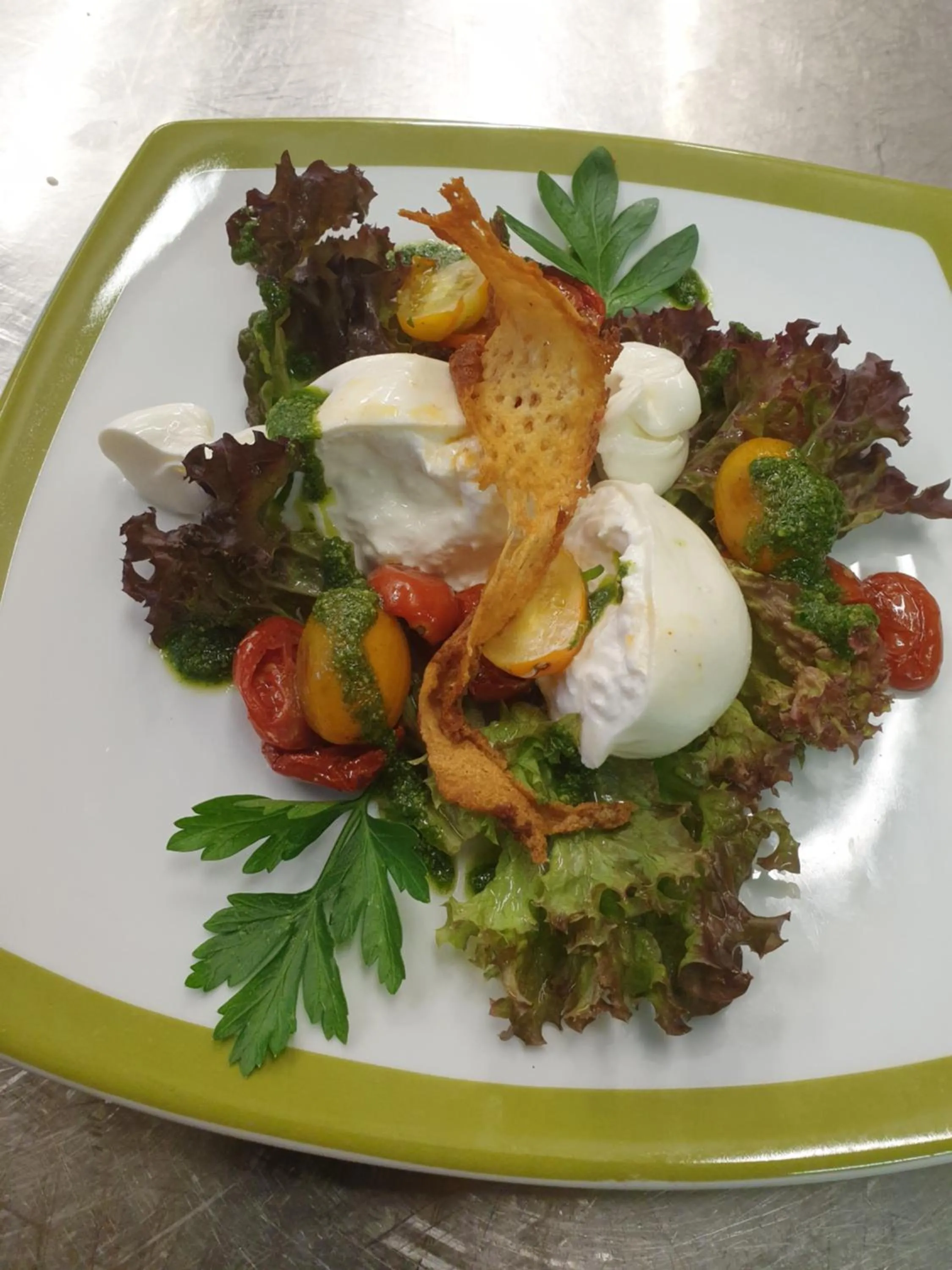 Food close-up in Hotel Rose