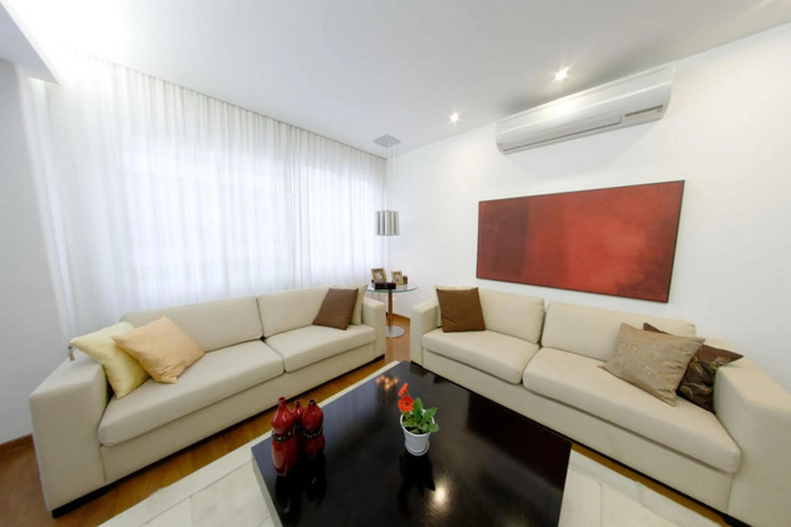 Living room in Leblon House Cupertino perto da praia portaria 24 h garagem ar condicionado e lava seca roupas