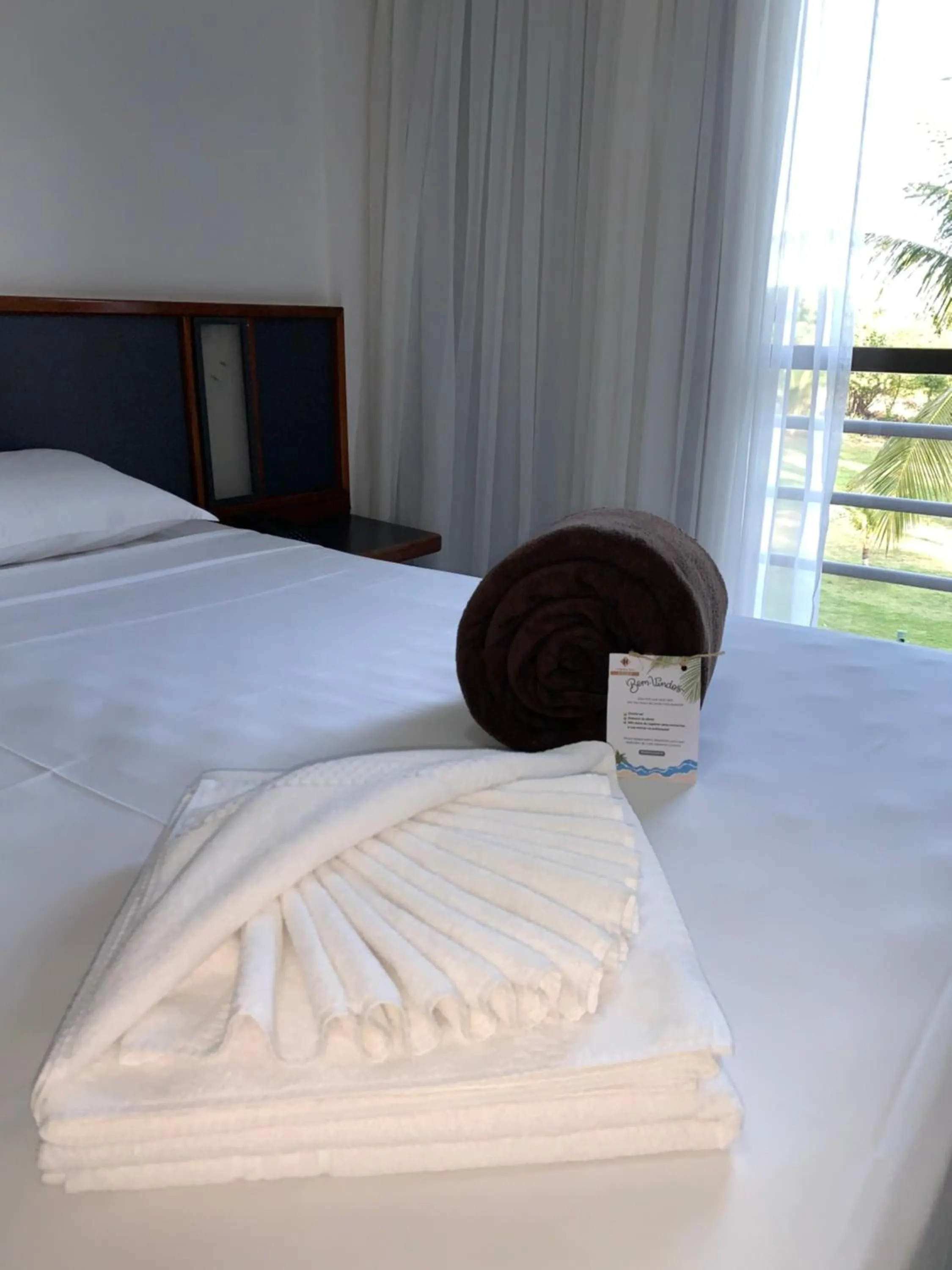 Bed in Coqueiral Praia Hotel