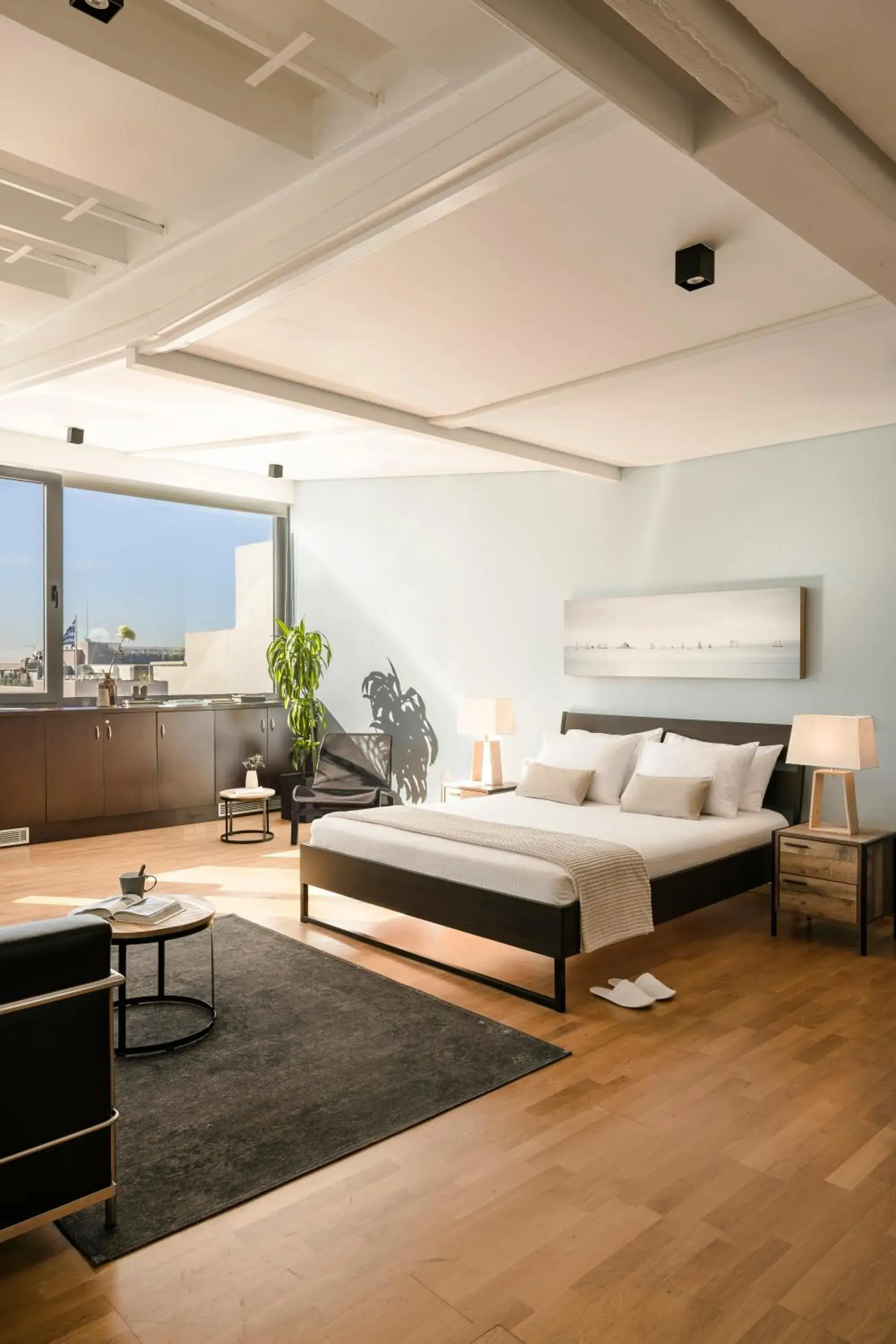 Bed in Aria Acropolis Suites, Troulanda Bed in Aria Acropolis Suites, Troulanda