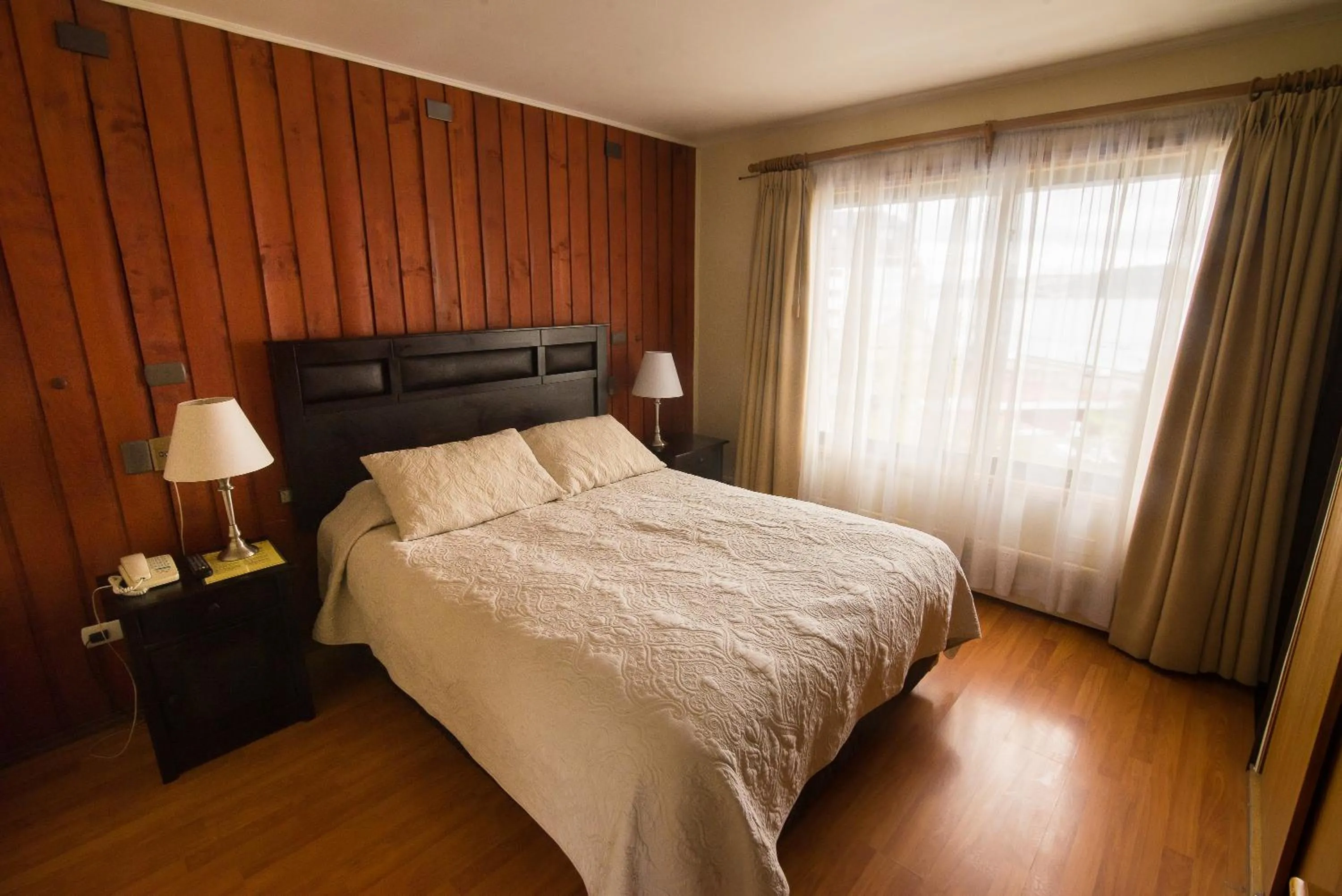 Bed in Hotel y cabañas Terrazas del Lago
