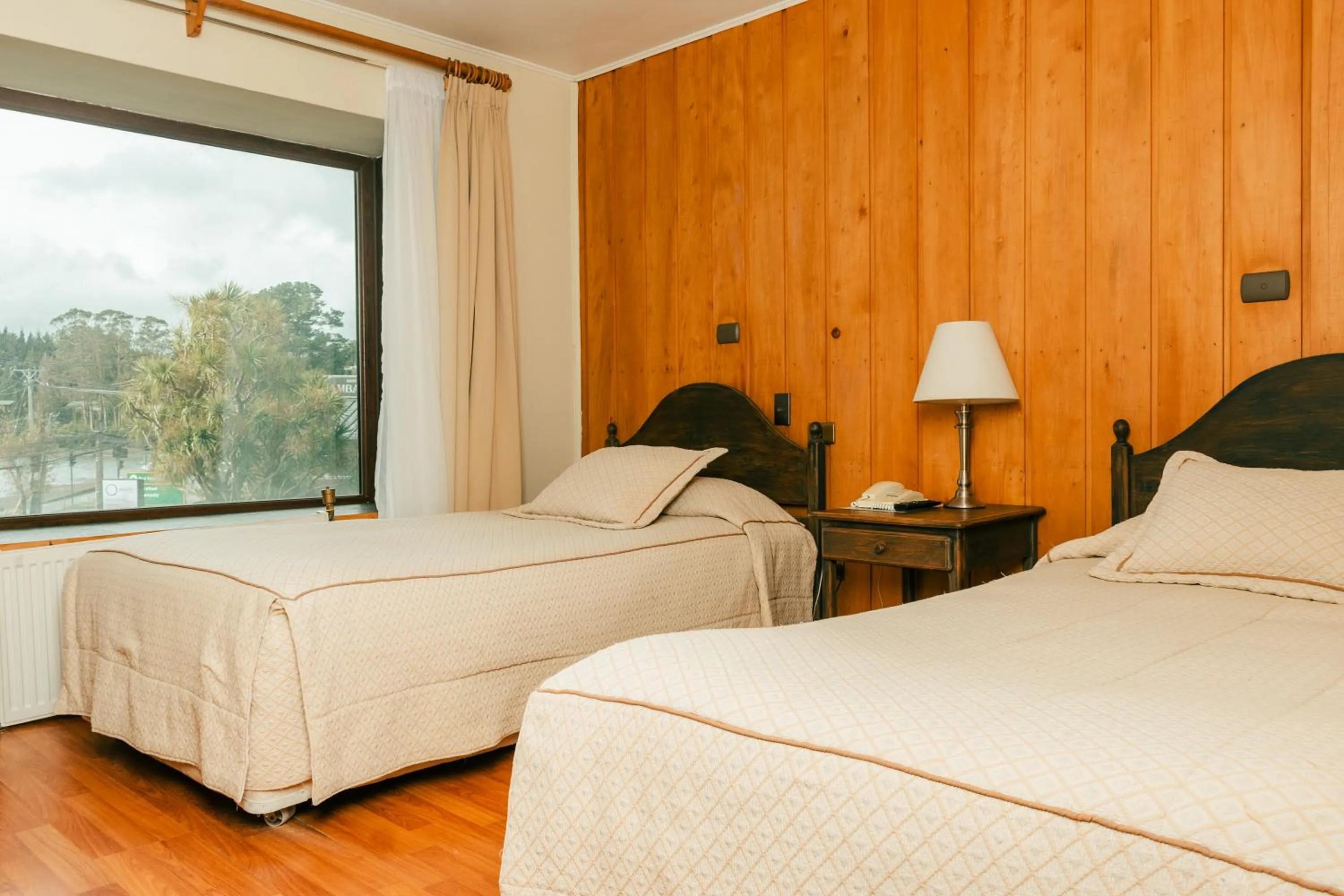 Bed in Hotel y cabañas Terrazas del Lago