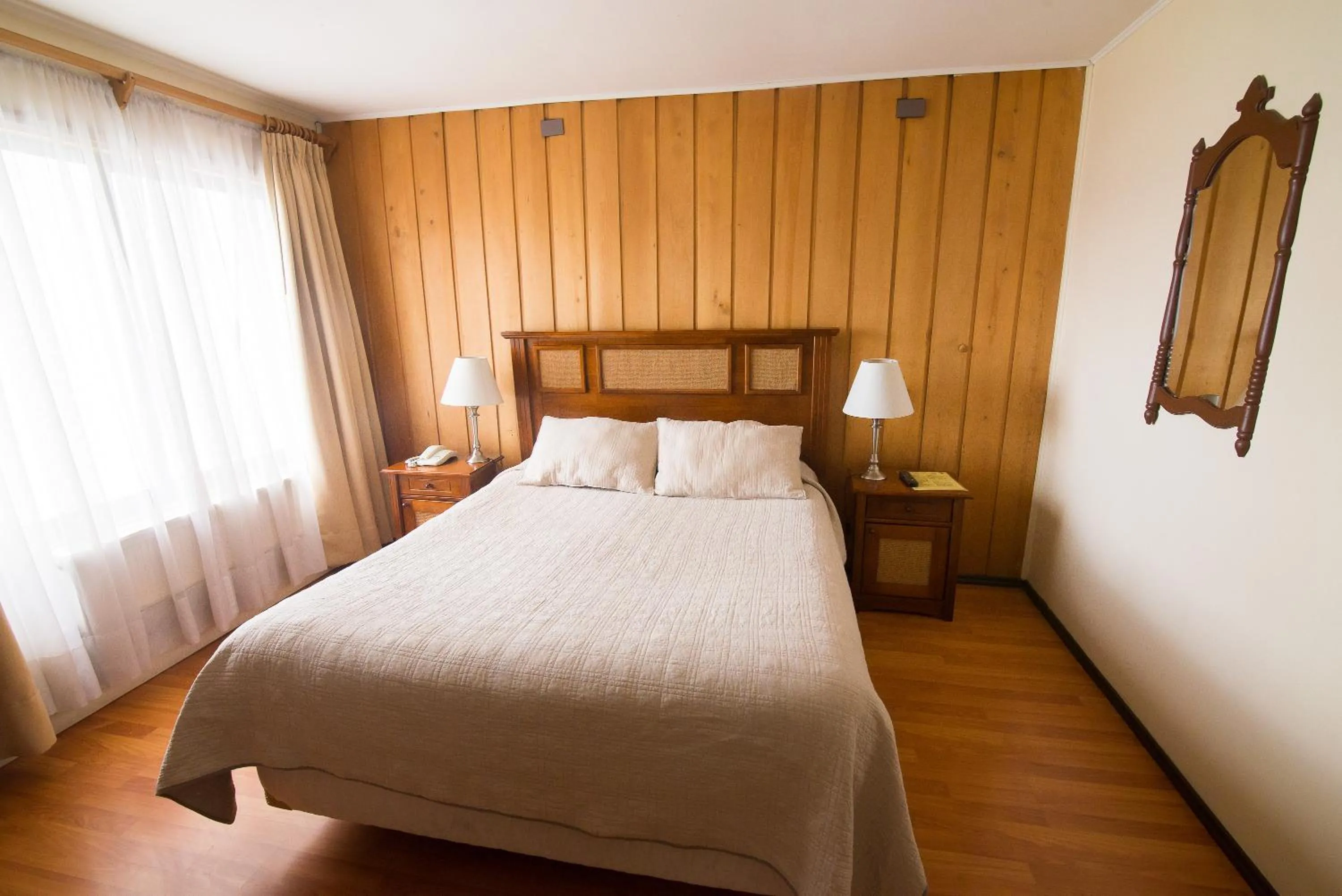 Bed in Hotel y cabañas Terrazas del Lago