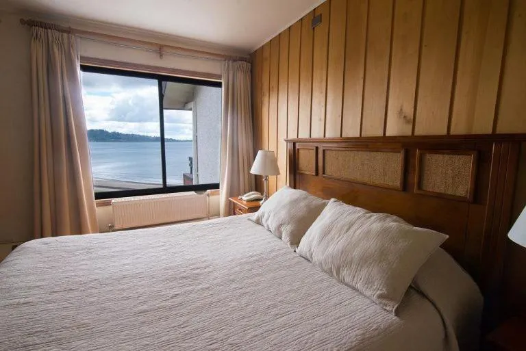 Bed in Hotel y cabañas Terrazas del Lago