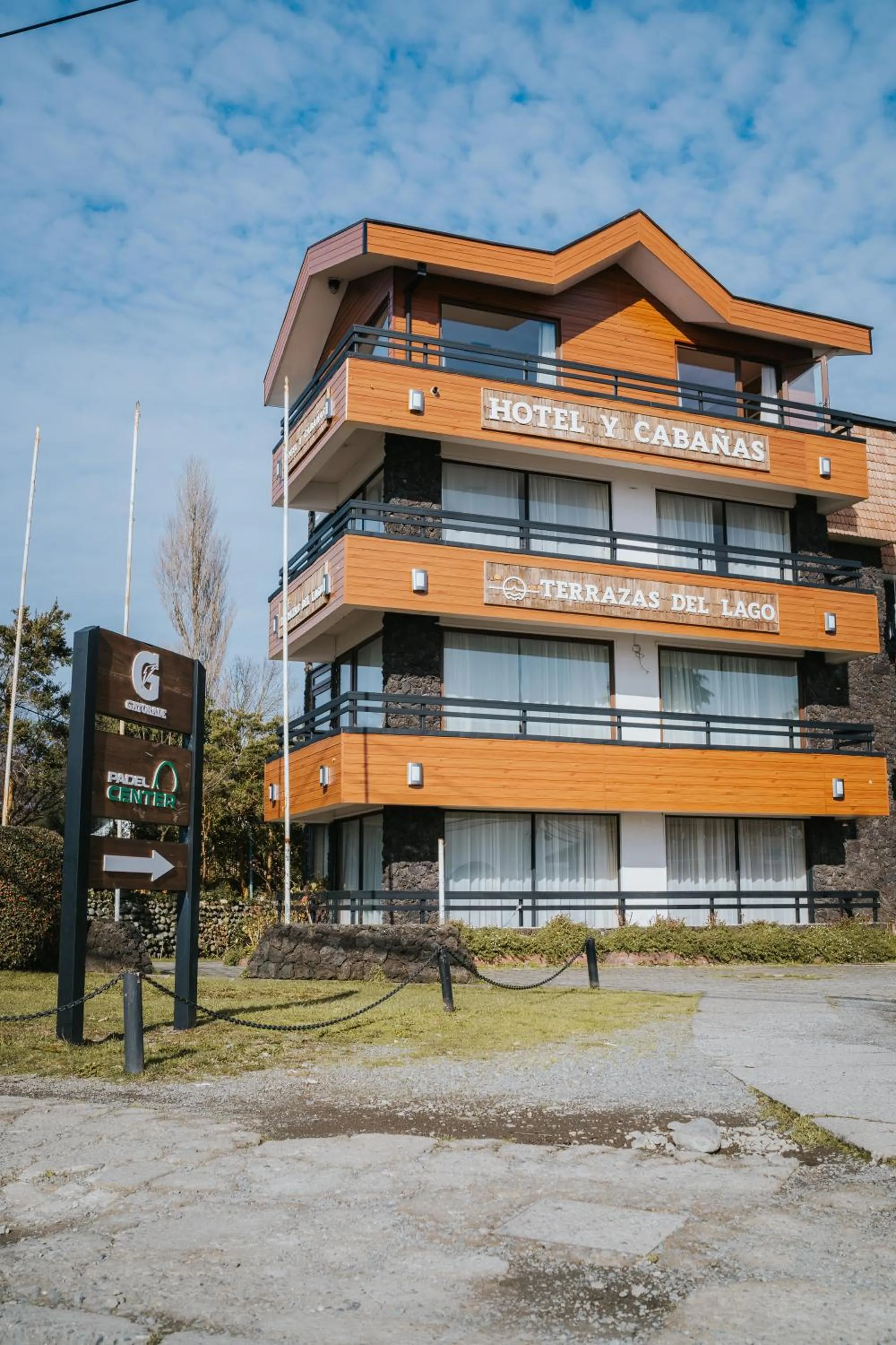 Property building in Hotel y cabañas Terrazas del Lago