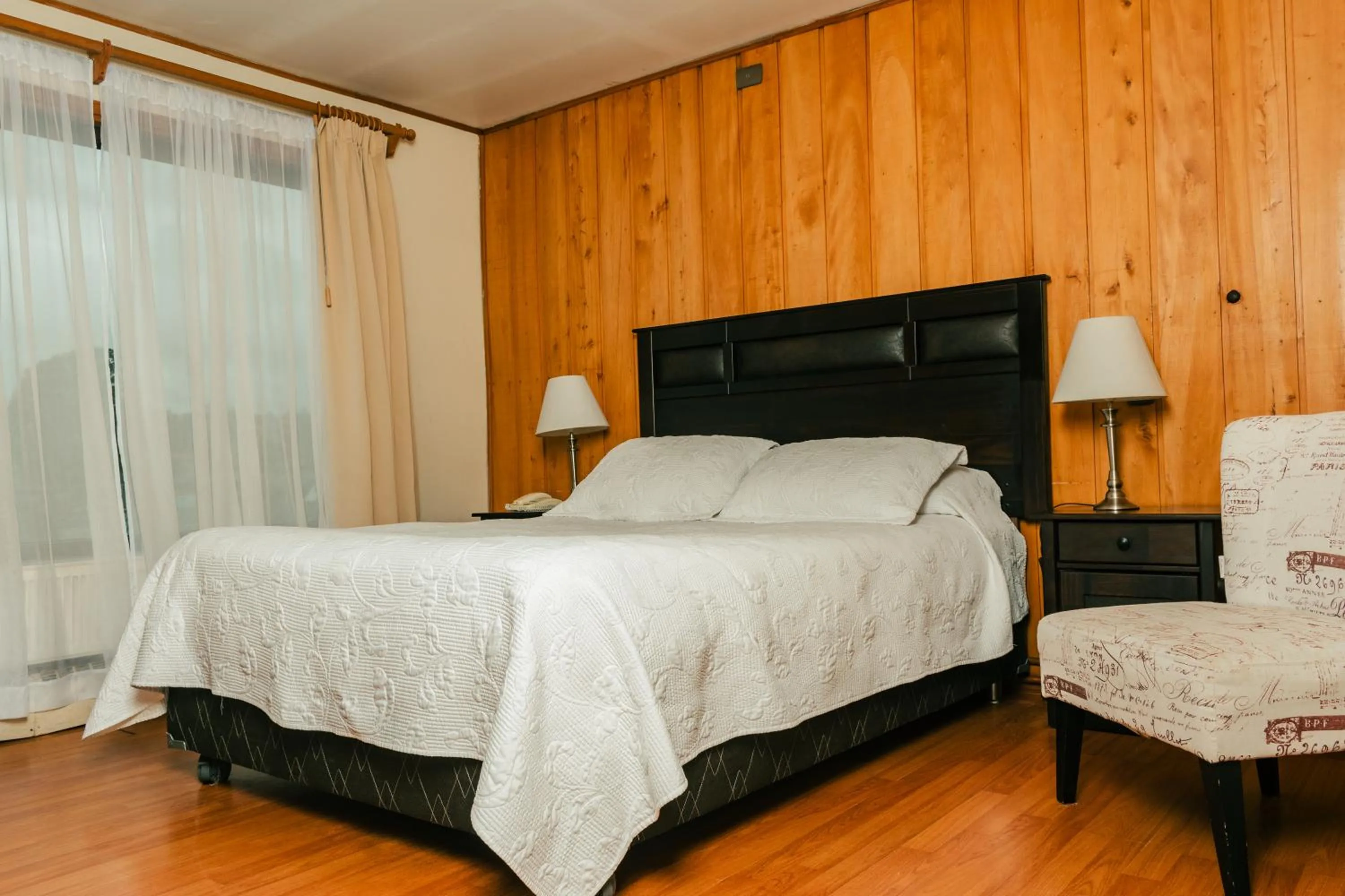 Bed in Hotel y cabañas Terrazas del Lago