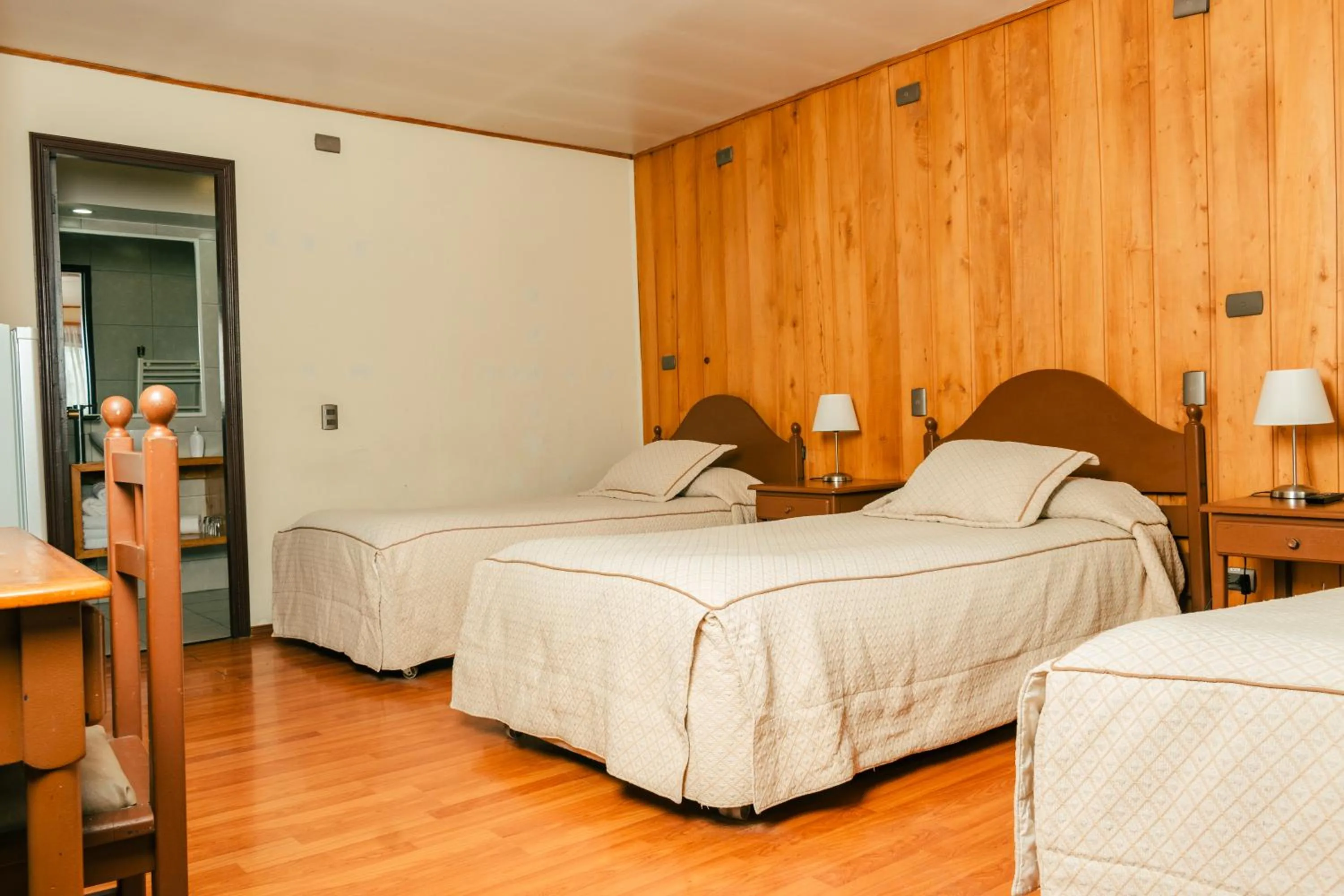 Bed in Hotel y cabañas Terrazas del Lago