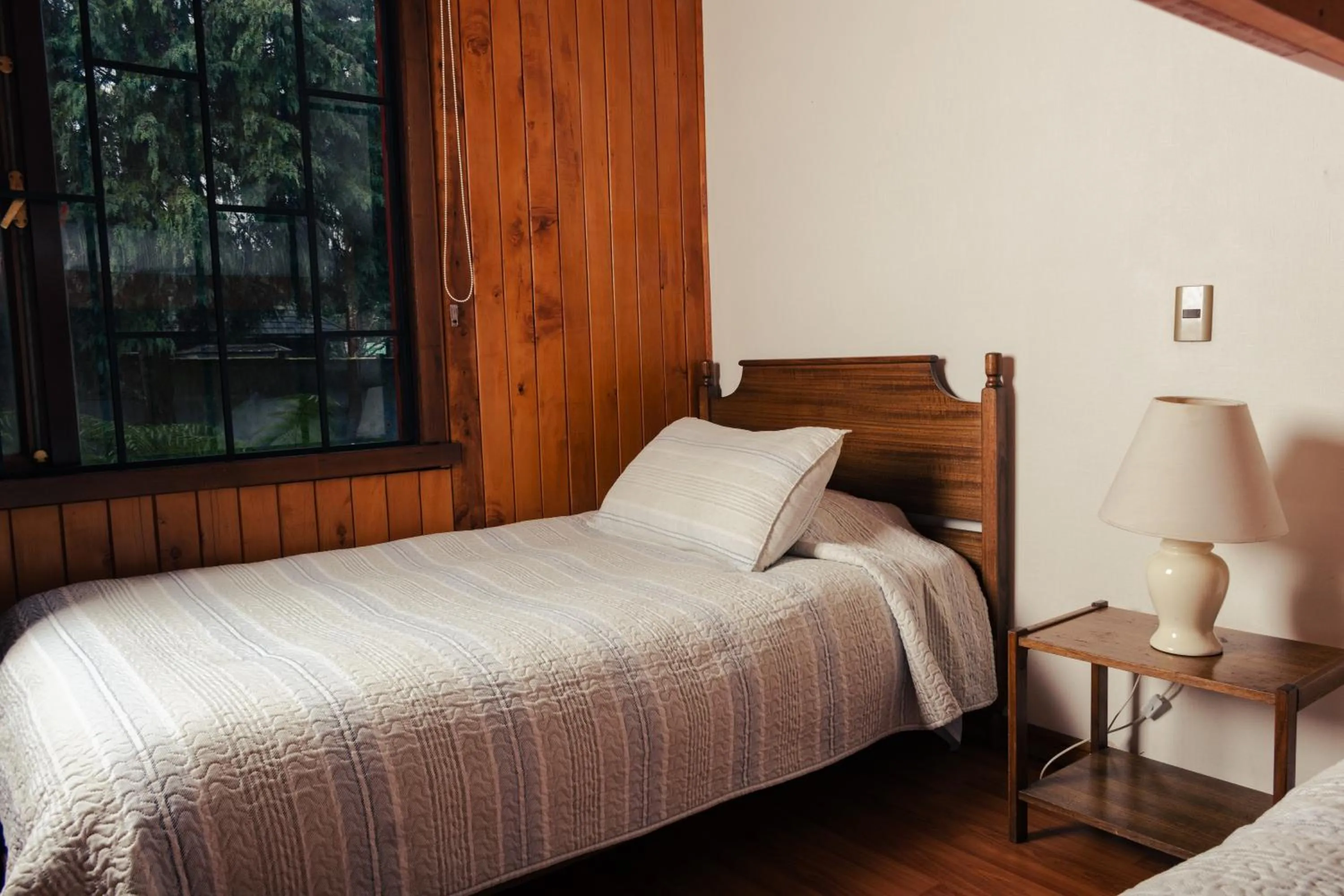 Bed in Hotel y cabañas Terrazas del Lago