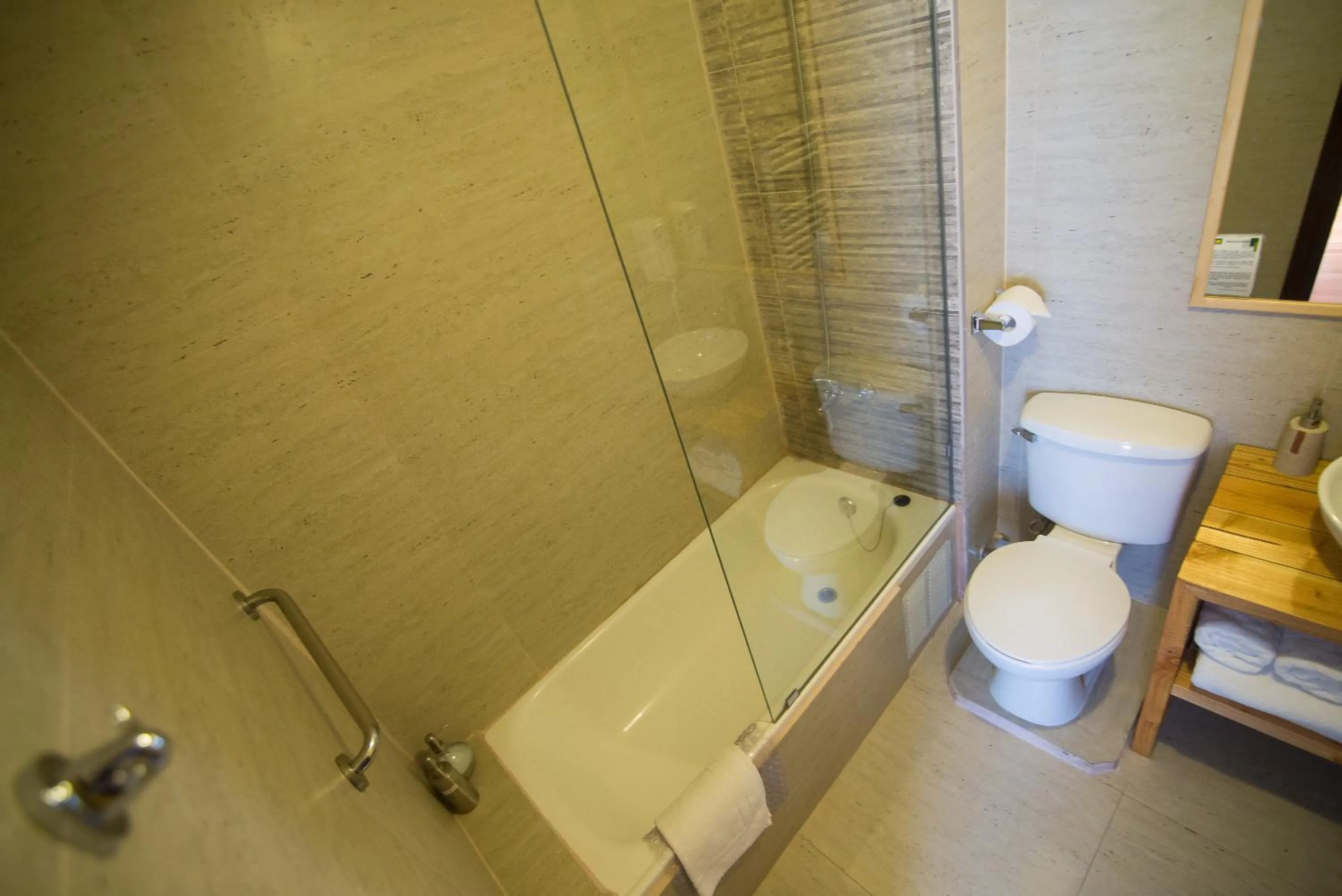 Bathroom in Hotel y cabañas Terrazas del Lago