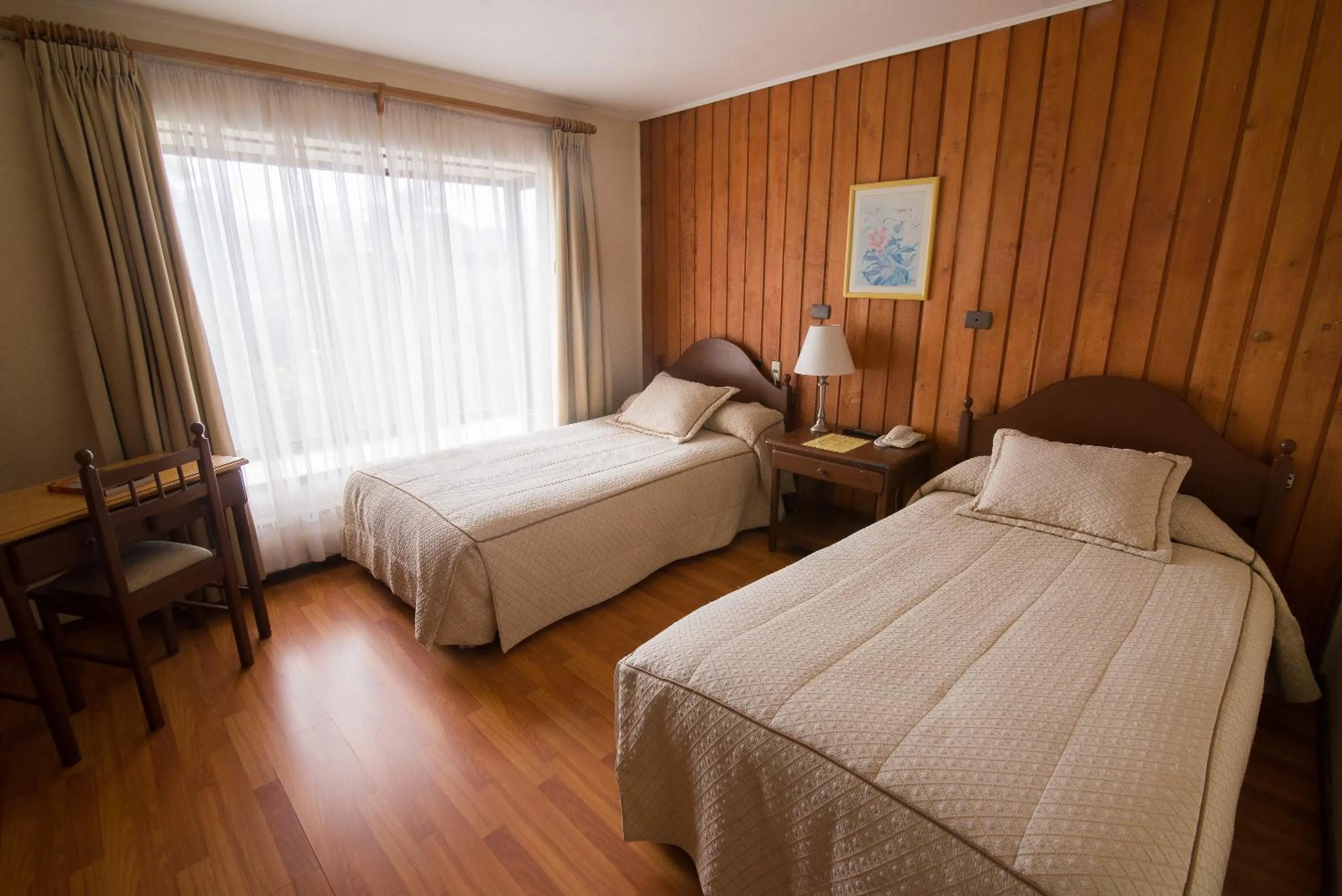 Bed in Hotel y cabañas Terrazas del Lago