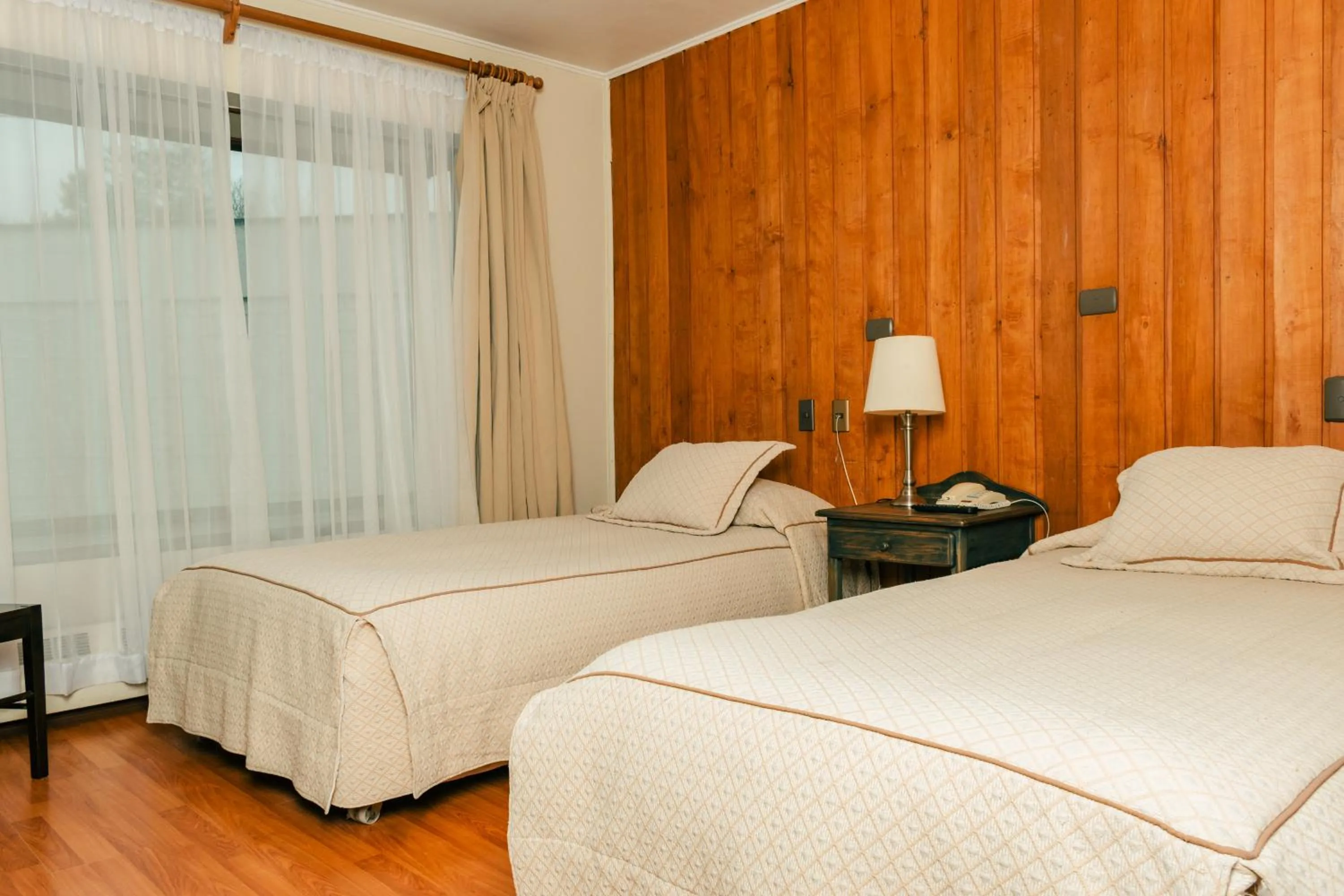 Bed in Hotel y cabañas Terrazas del Lago