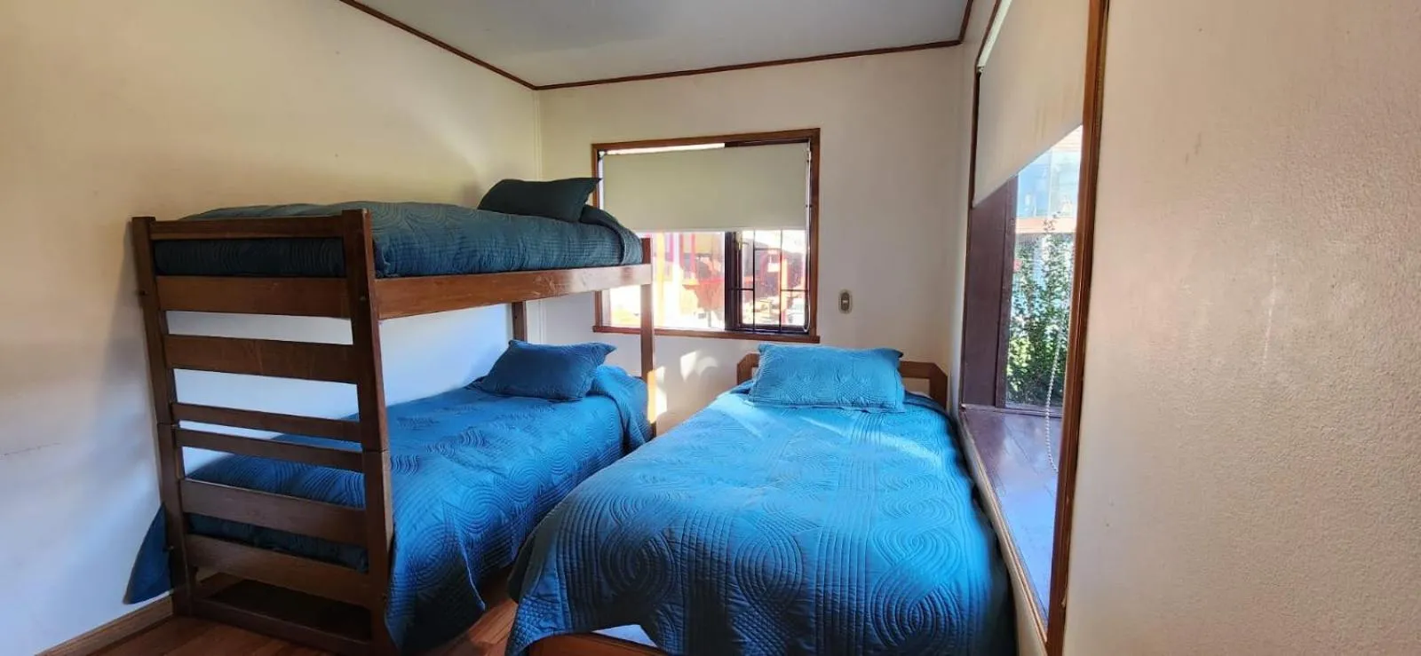 Bed in Hotel y cabañas Terrazas del Lago