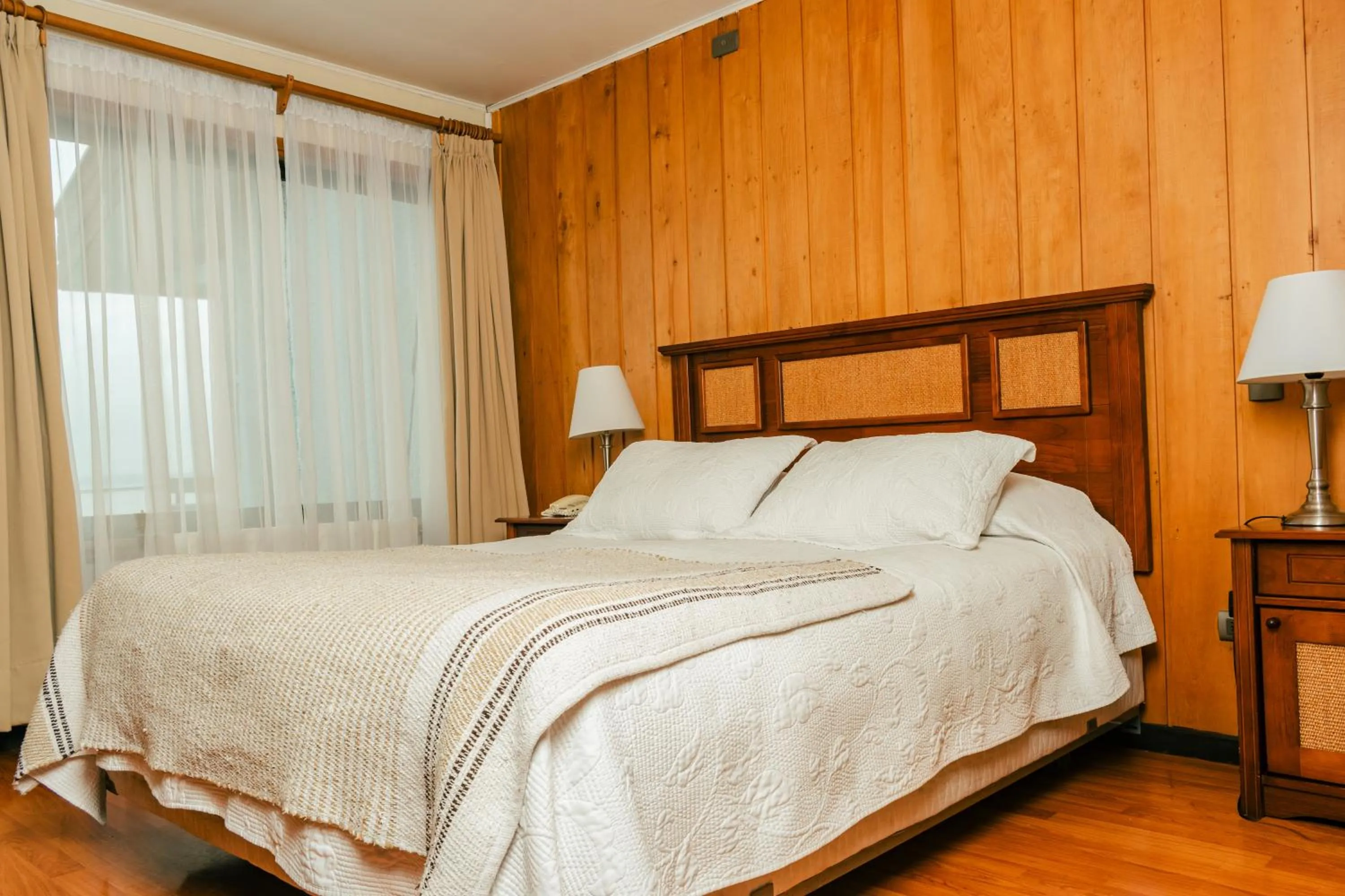 Bed in Hotel y cabañas Terrazas del Lago