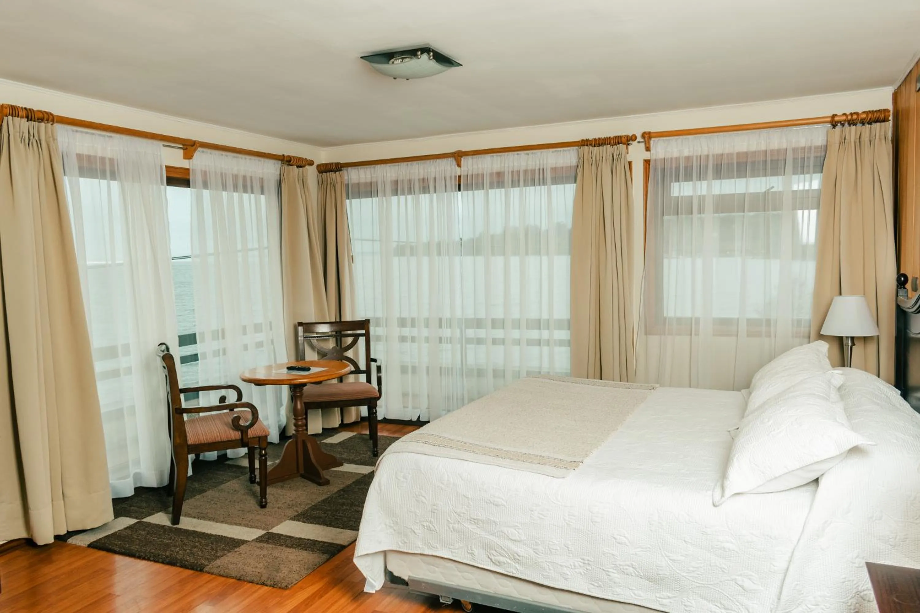 Bed in Hotel y cabañas Terrazas del Lago