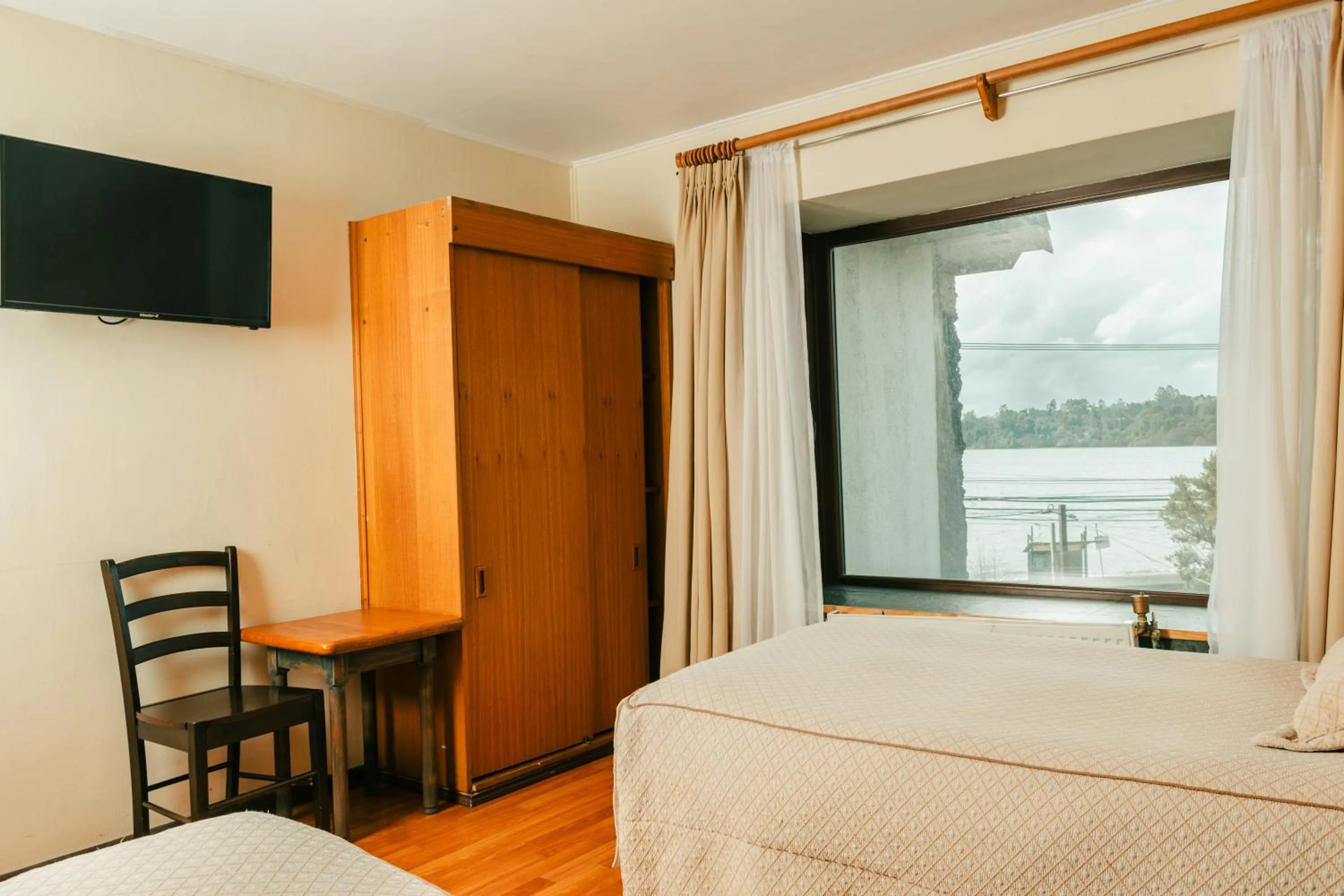 Bed in Hotel y cabañas Terrazas del Lago