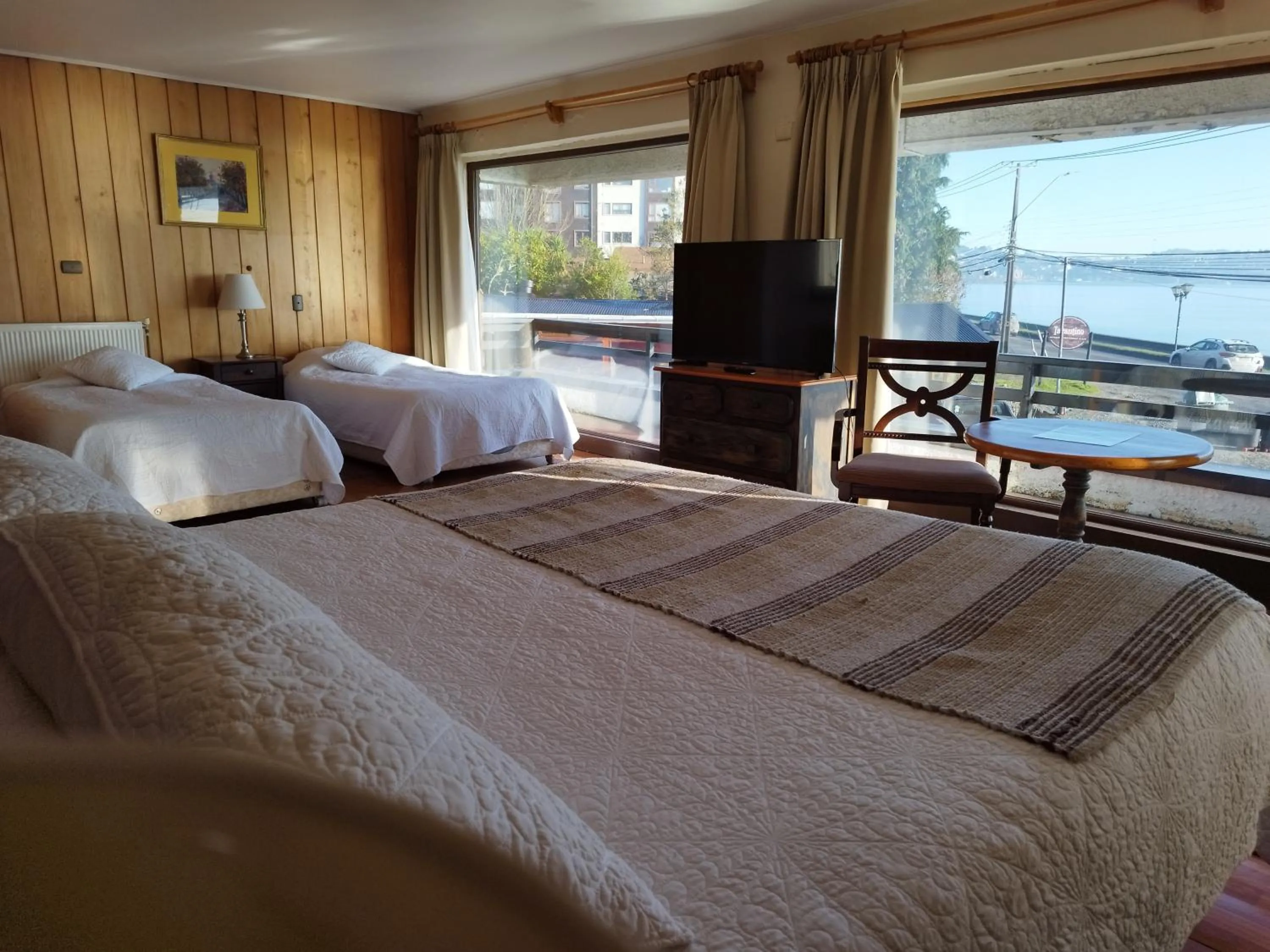Bed in Hotel y cabañas Terrazas del Lago