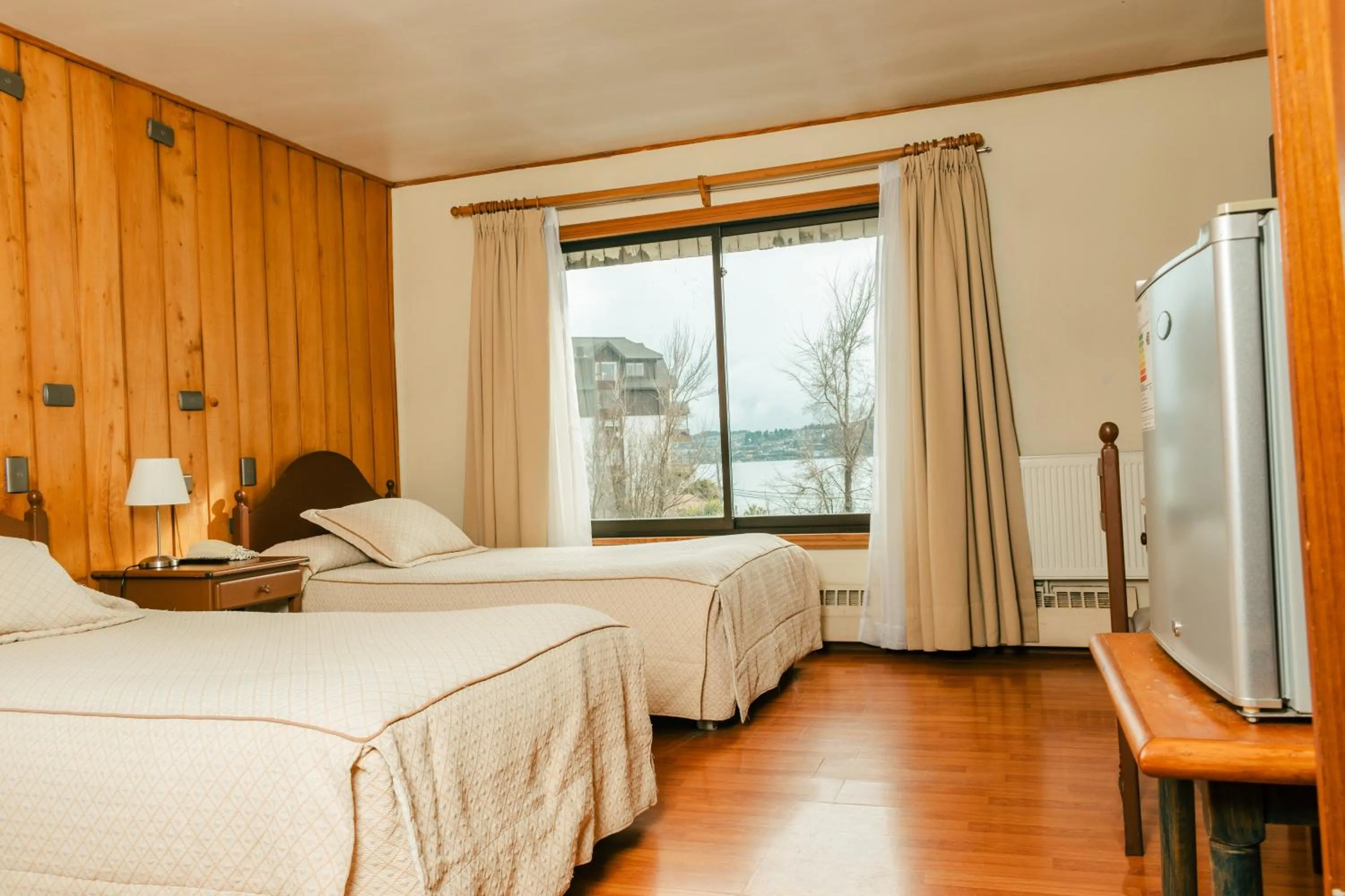 Bed in Hotel y cabañas Terrazas del Lago
